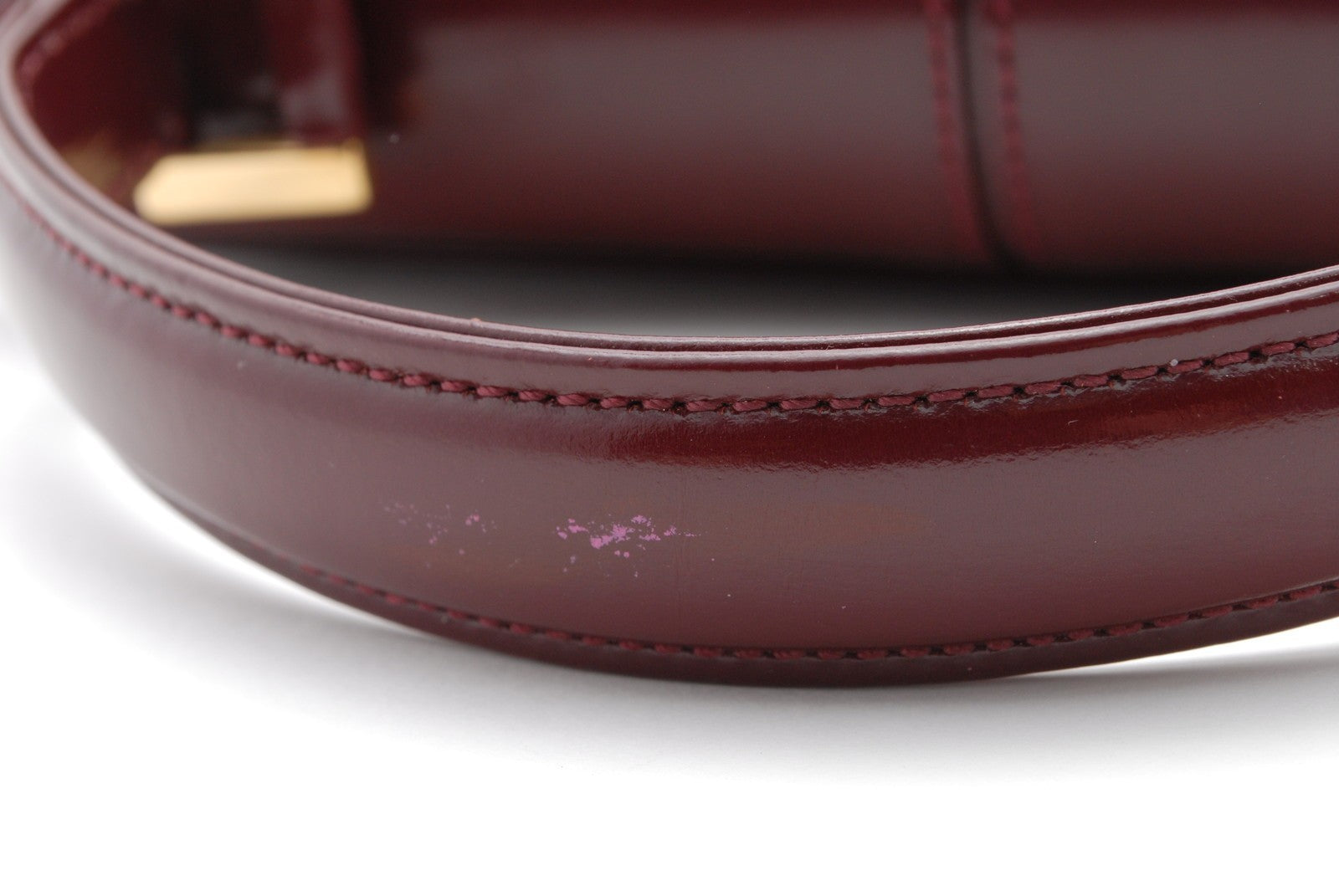 Yves Saint Laurent YSL Shoulder Bag - Burgundy, Leather