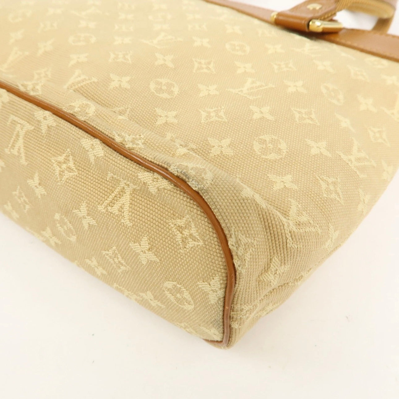 Louis Vuitton Monogram Mini Lucille PM Hand Bag Beige
