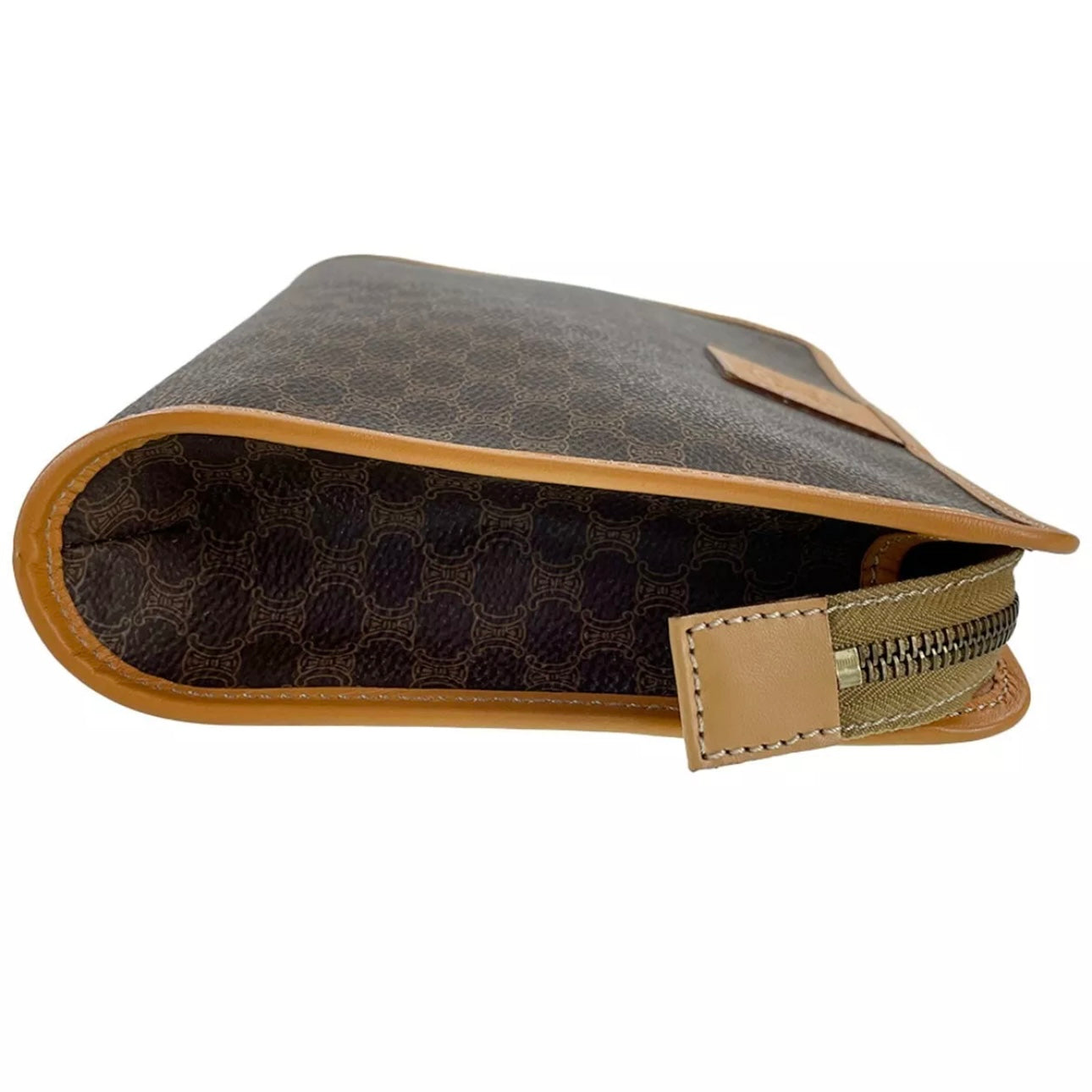 Macadam Leather PVC Clutch