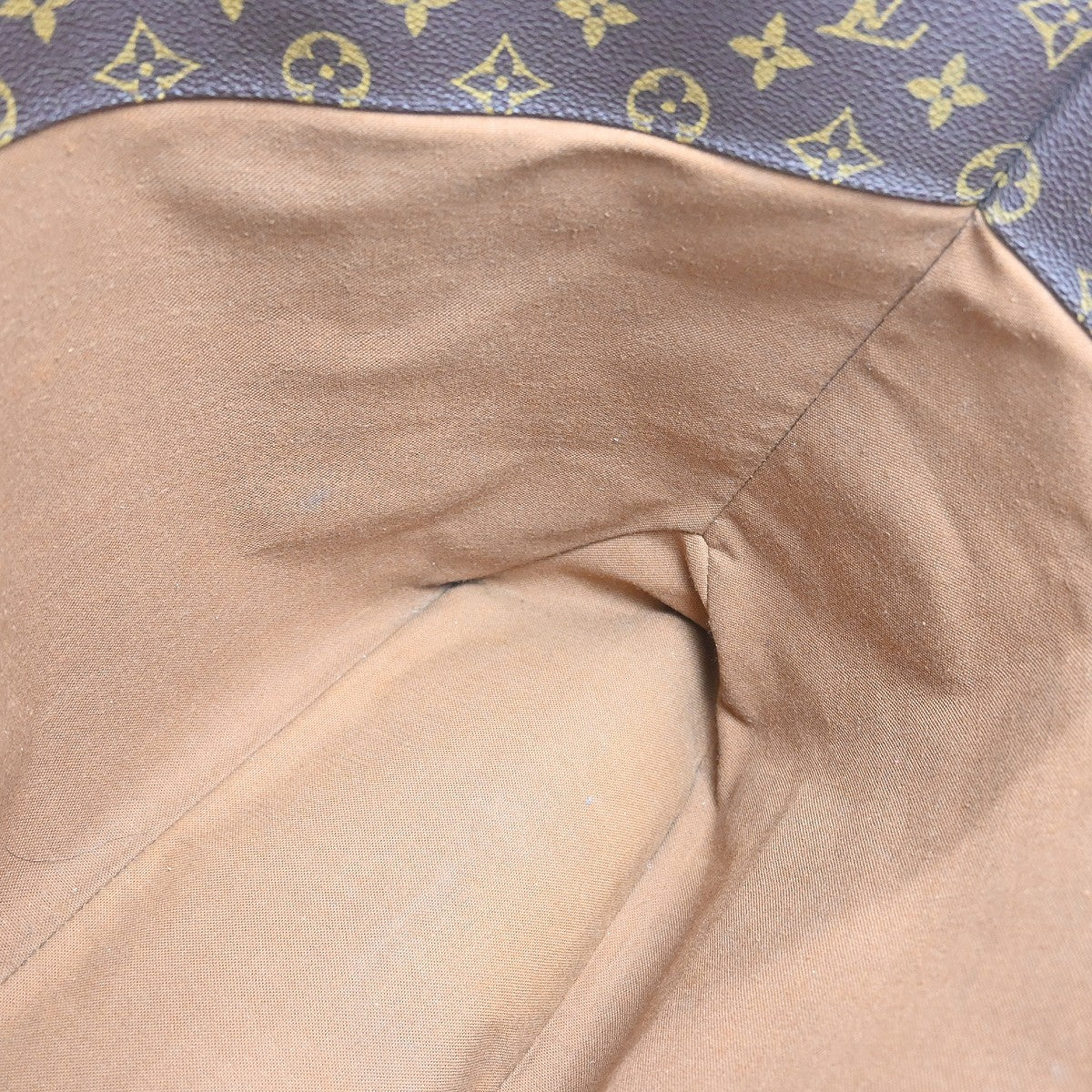 Louis Vuitton Sac Shopping Shoulder Bag - Browns, Monogram Canvas, Leather