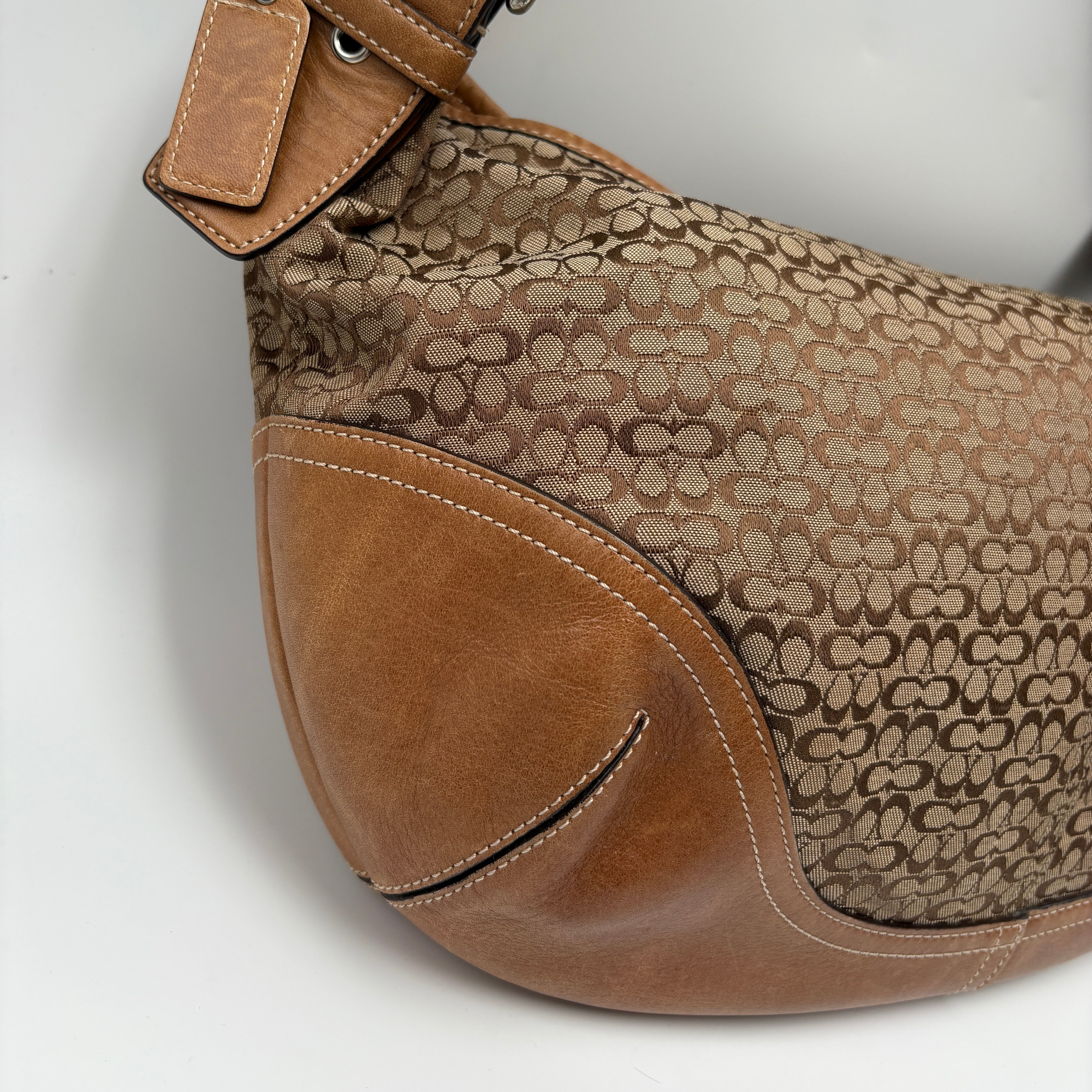 Coach Signature brown bag