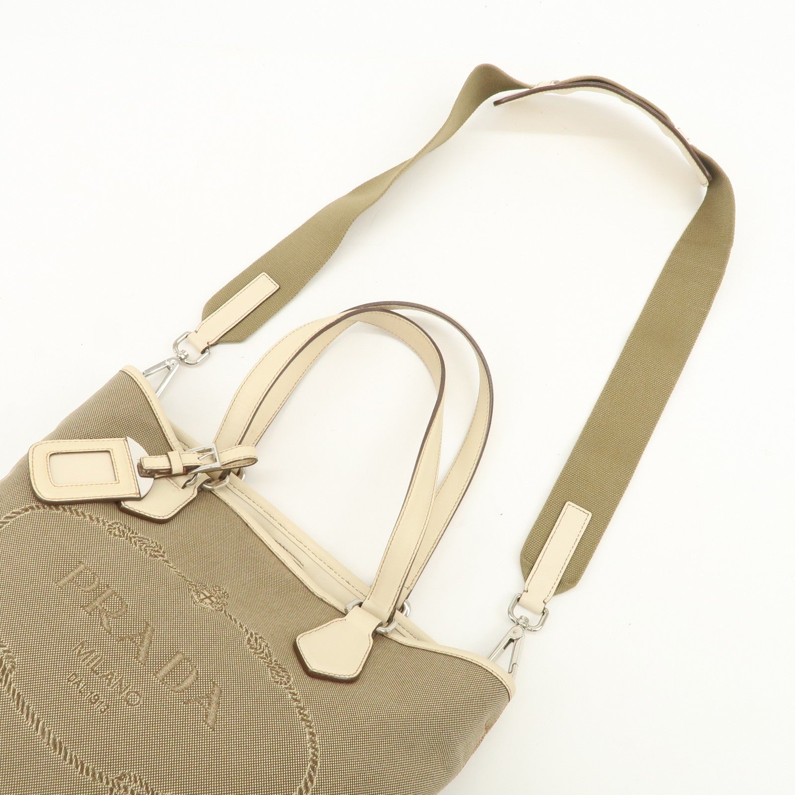 Prada Shoulder Bag - Beige, Leather