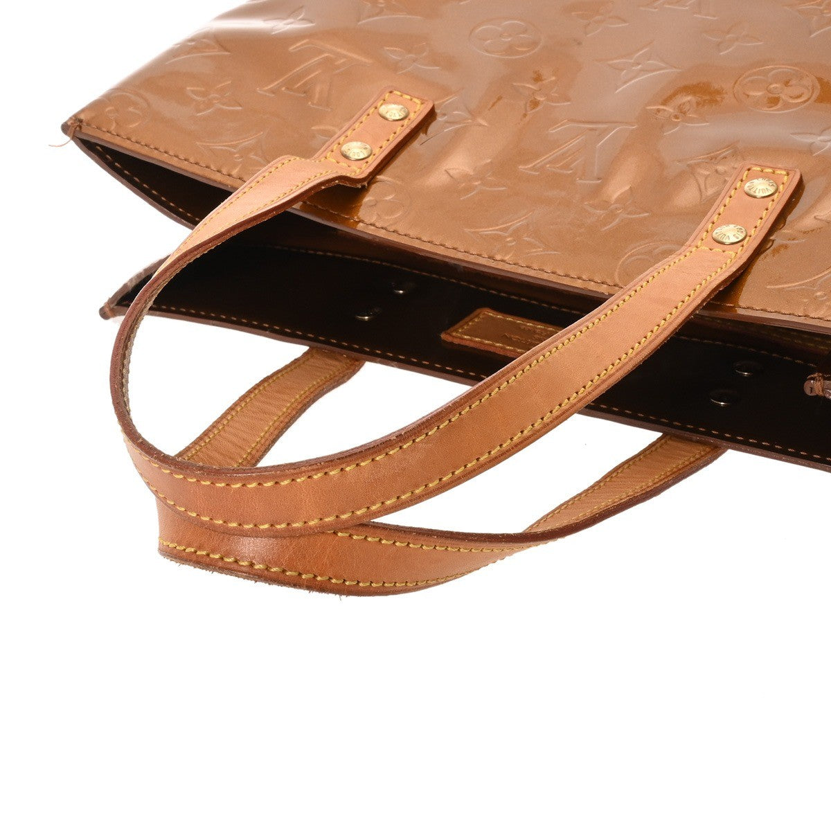 Louis Vuitton Lead MM Handbag - Bronze, Monogram Vernis