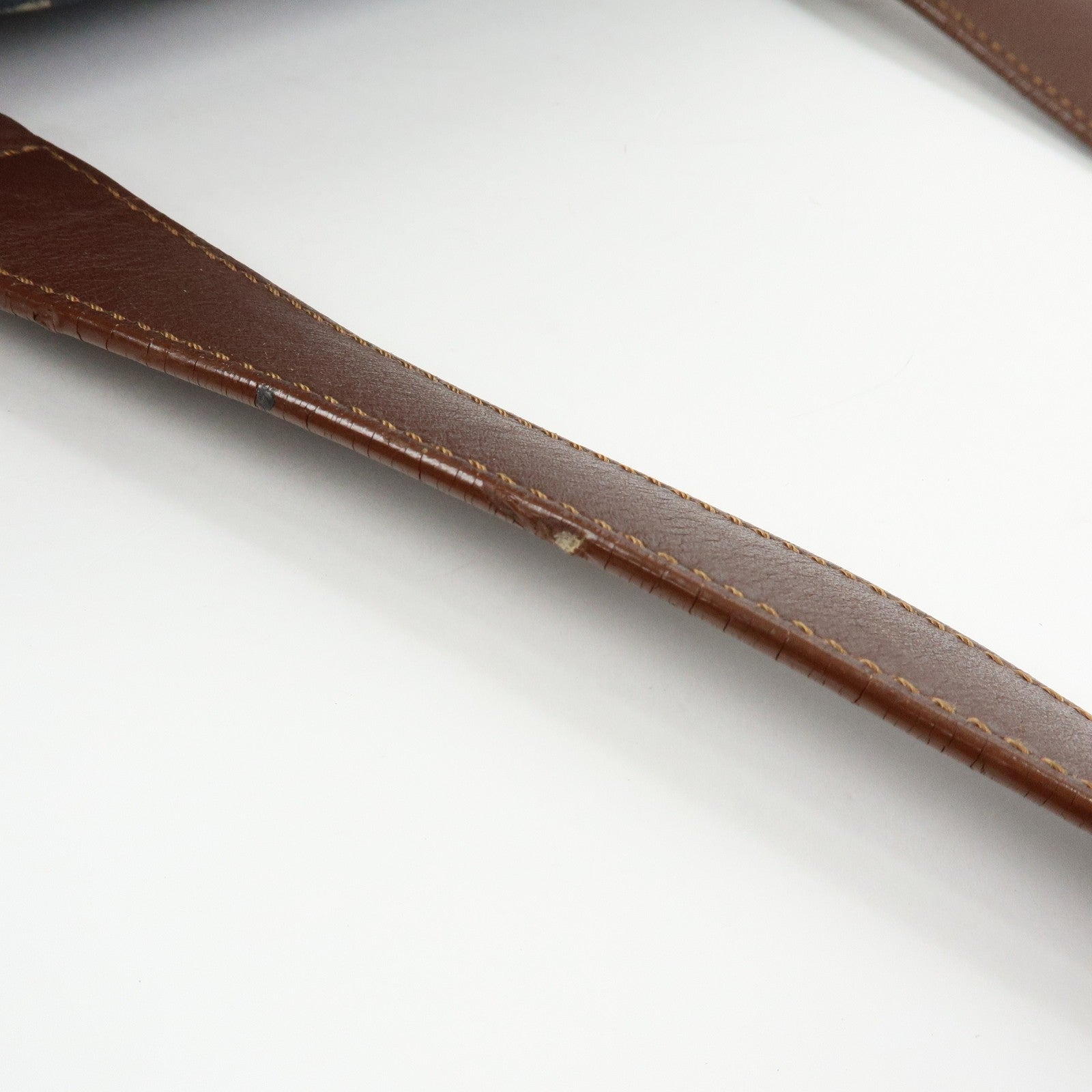 Celine Macadam Shoulder Bag - Blue, Denim and Leather