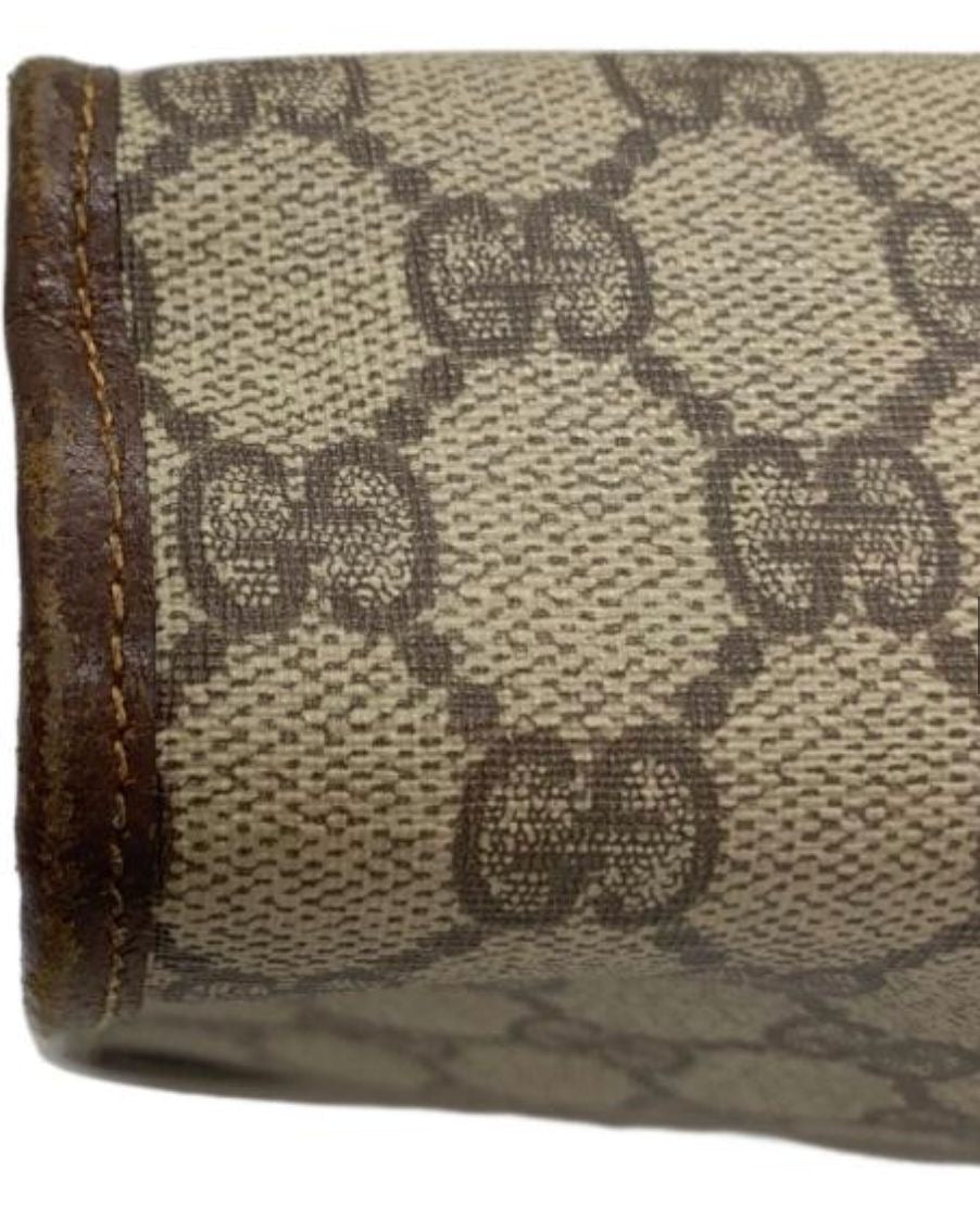 Gucci Vintage Clutch Bag - Brown, PVC Leather