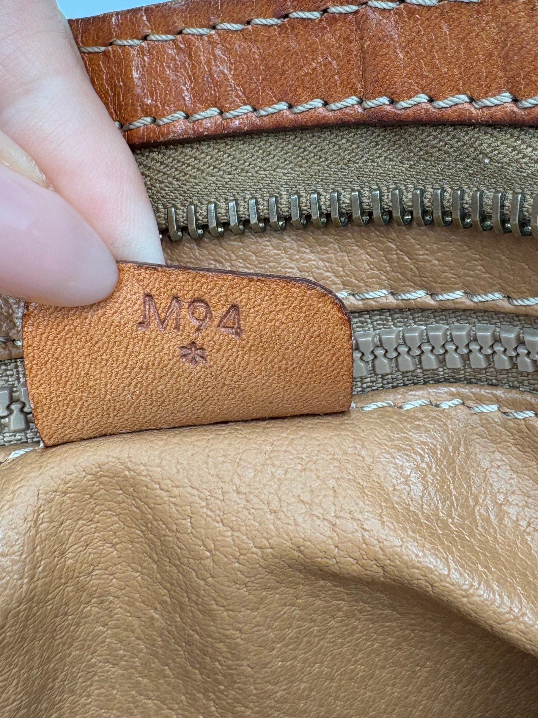 Celine Macadam brown clutch