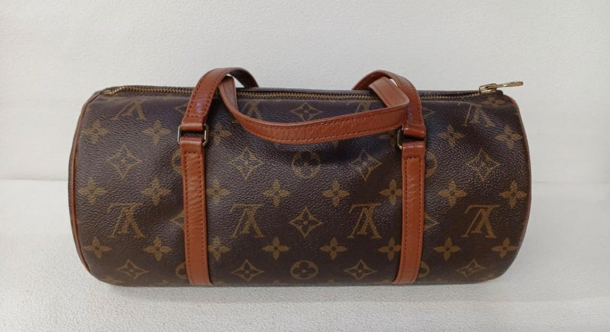 Louis Vuitton Monogram Papillon 30 Hand Bag - Brown, Monogram Canvas, Nume Leather