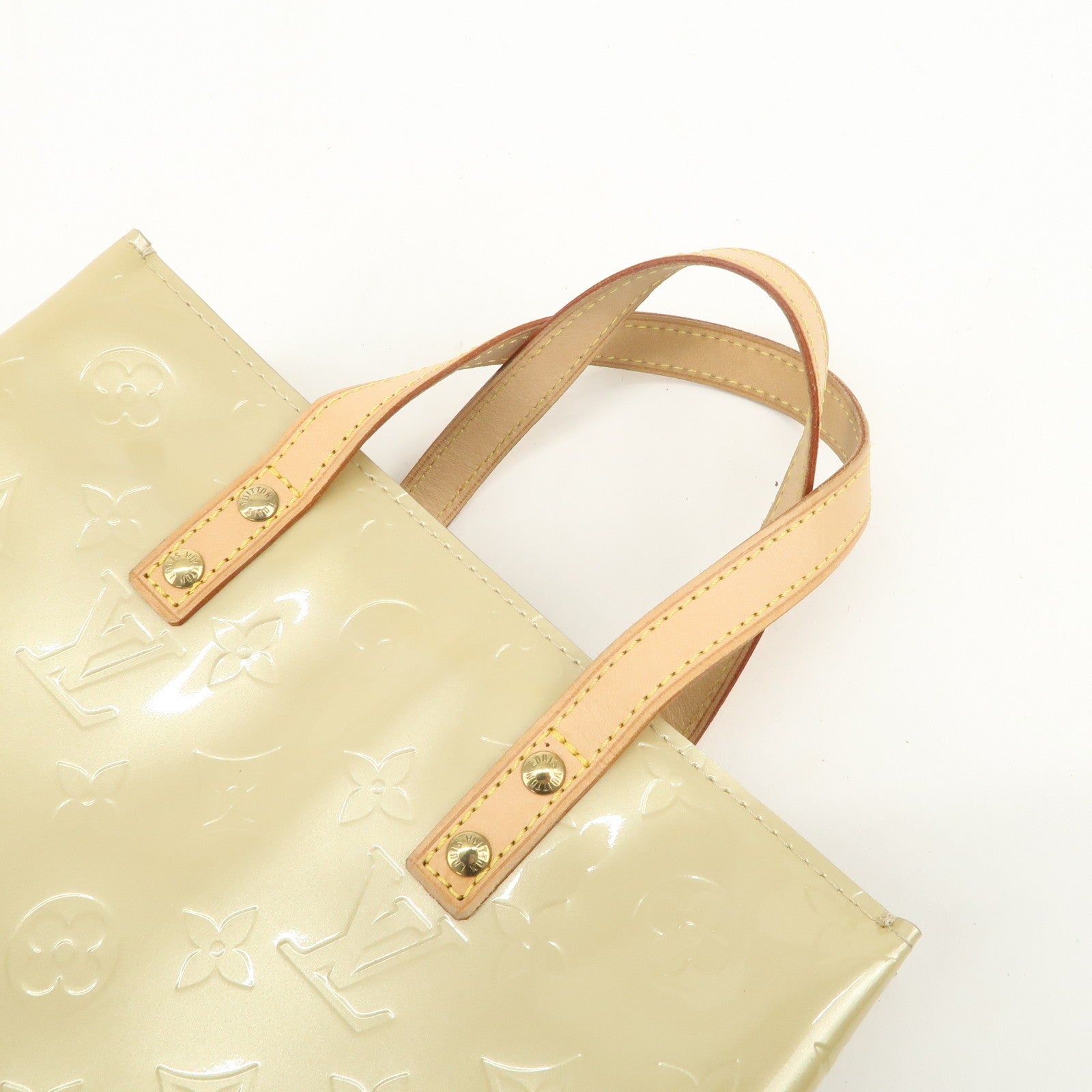 Louis VuittonTote Hand Bag - Beige, Vernis Leather