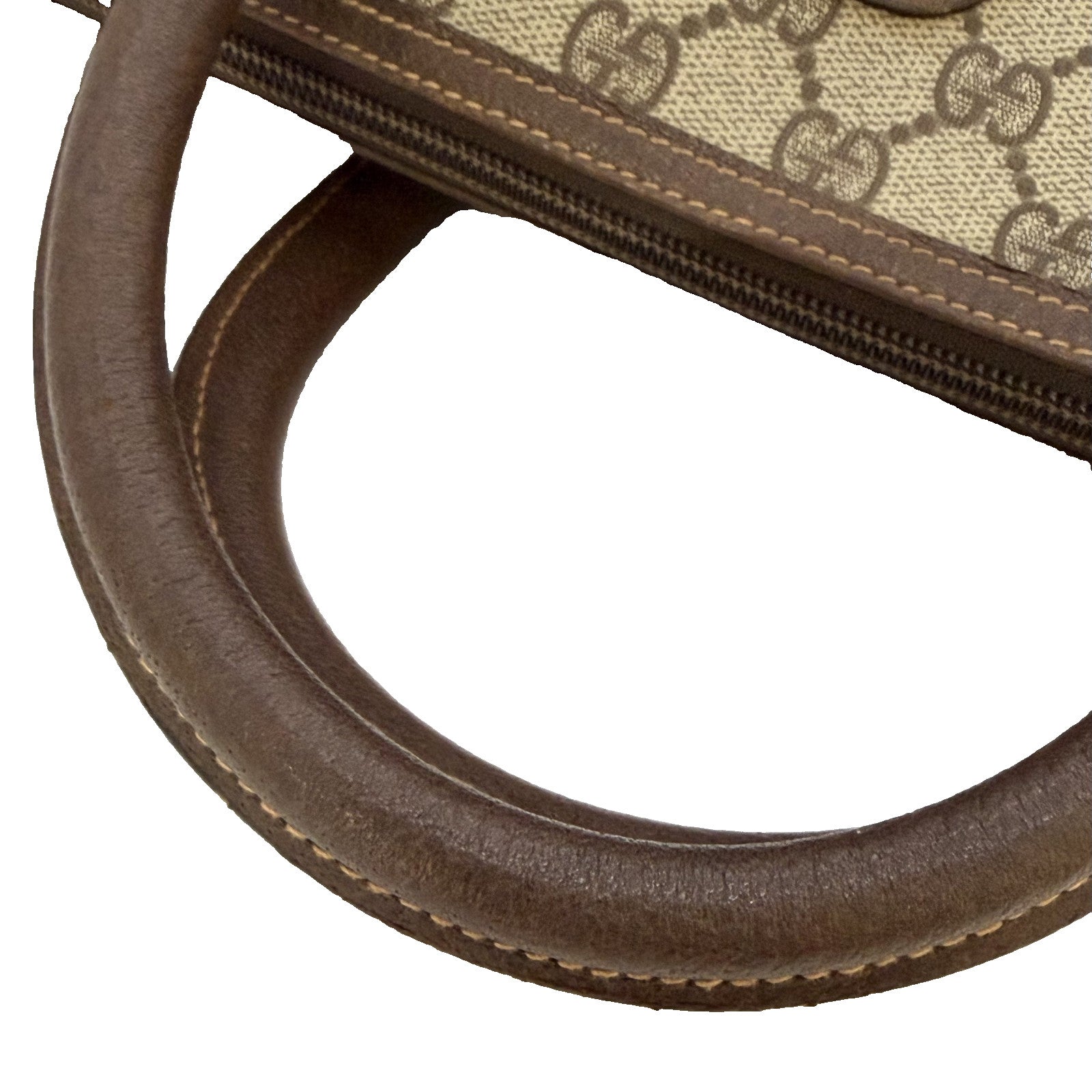 Gucci GG Supreme Boston Bag - Brown, PVC Leather