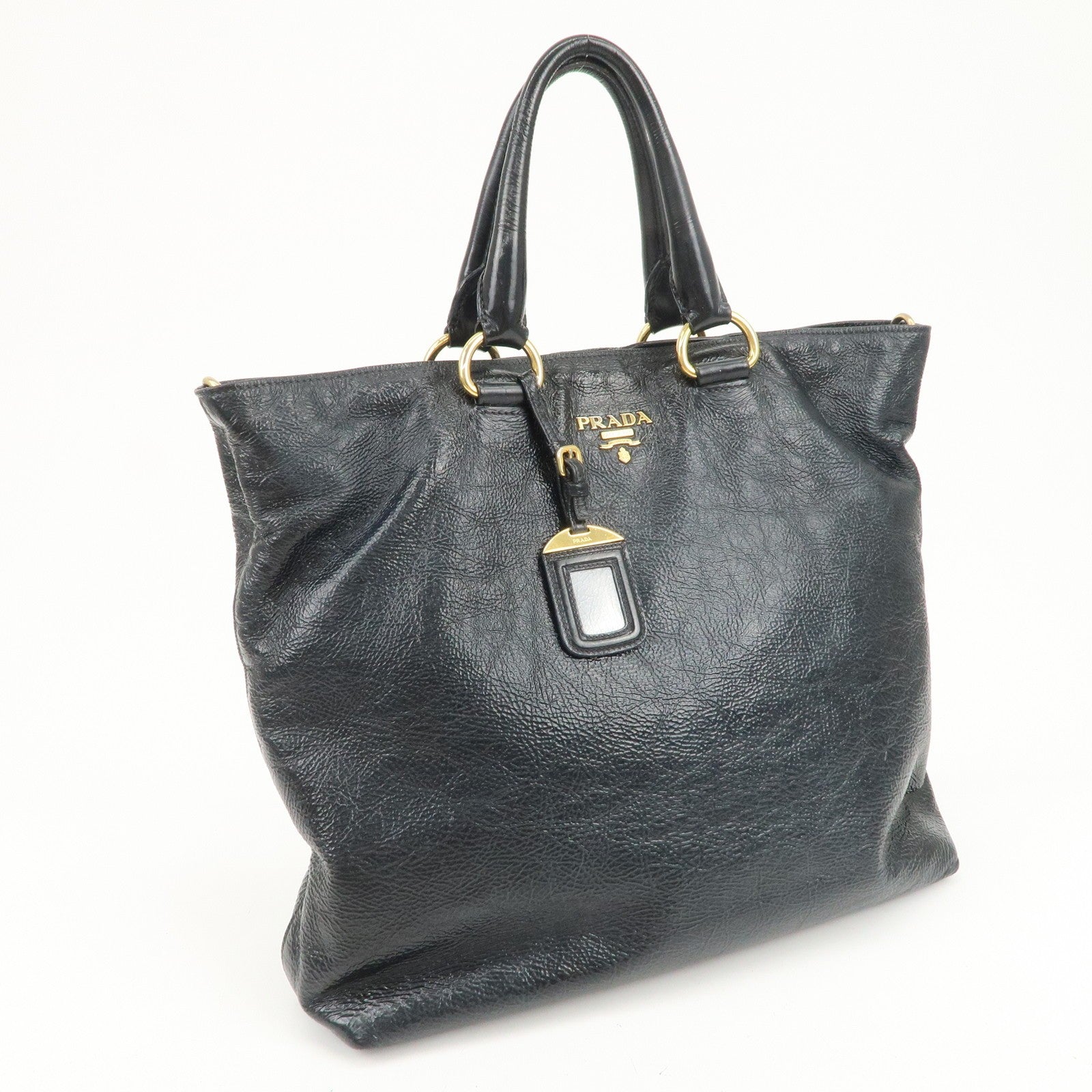 Prada Tote Bag - Black, Leather