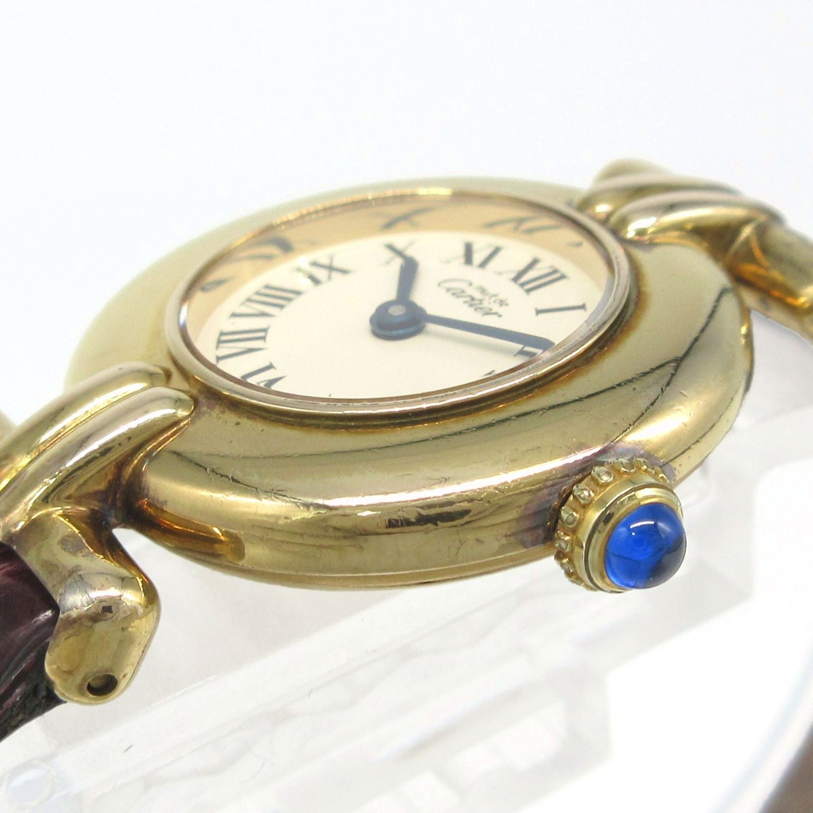 Cartier Must Colisee 590002 Watch - White, Leather