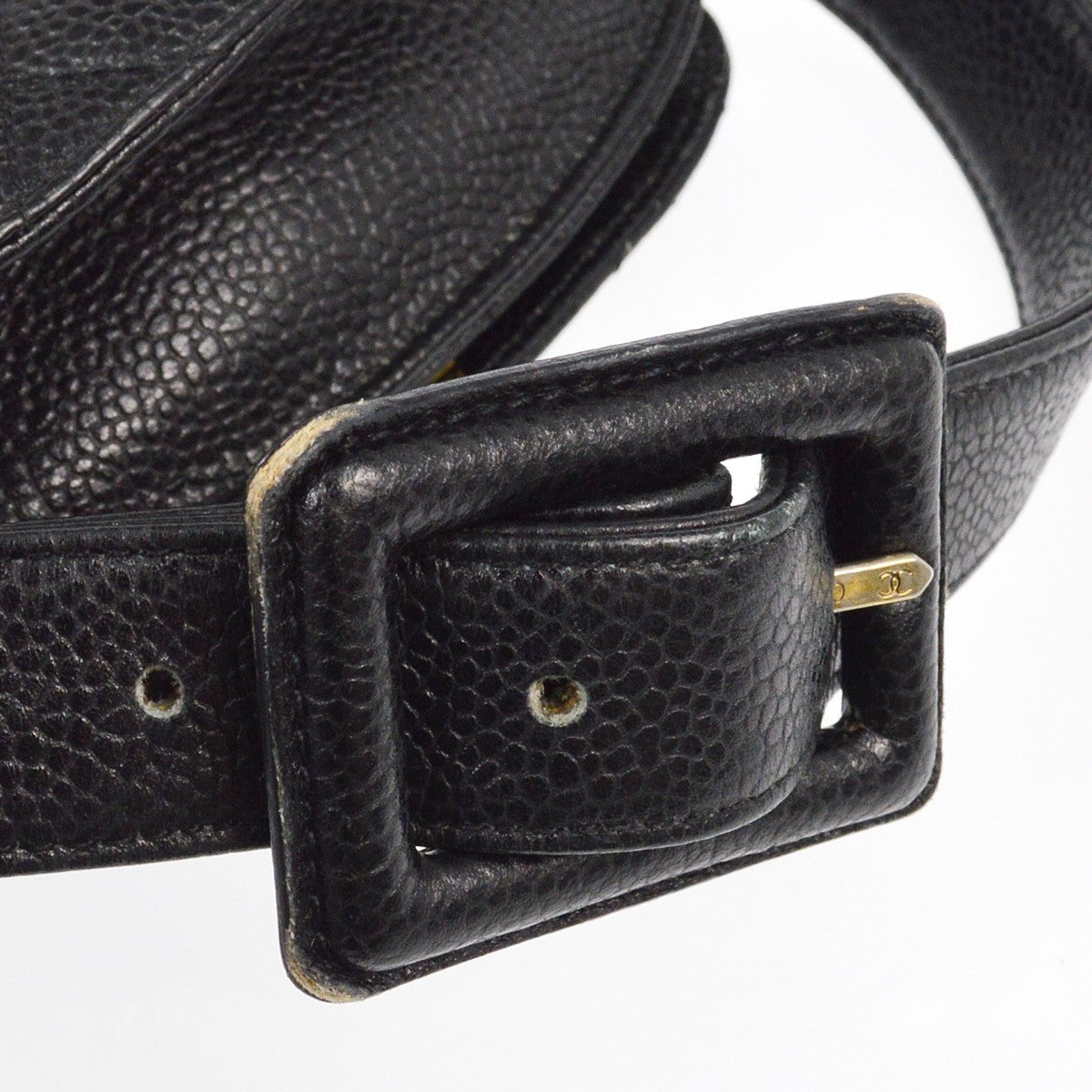 Chanel Bum Bag - Black, Caviar Skin Leather