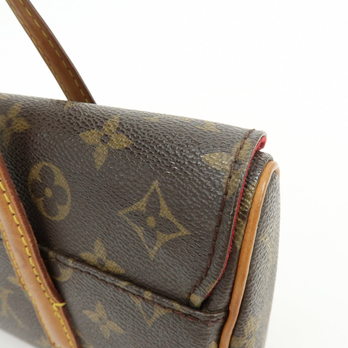 Louis Vuitton Monogram Canvas Sonatine Hand Bag Brown
