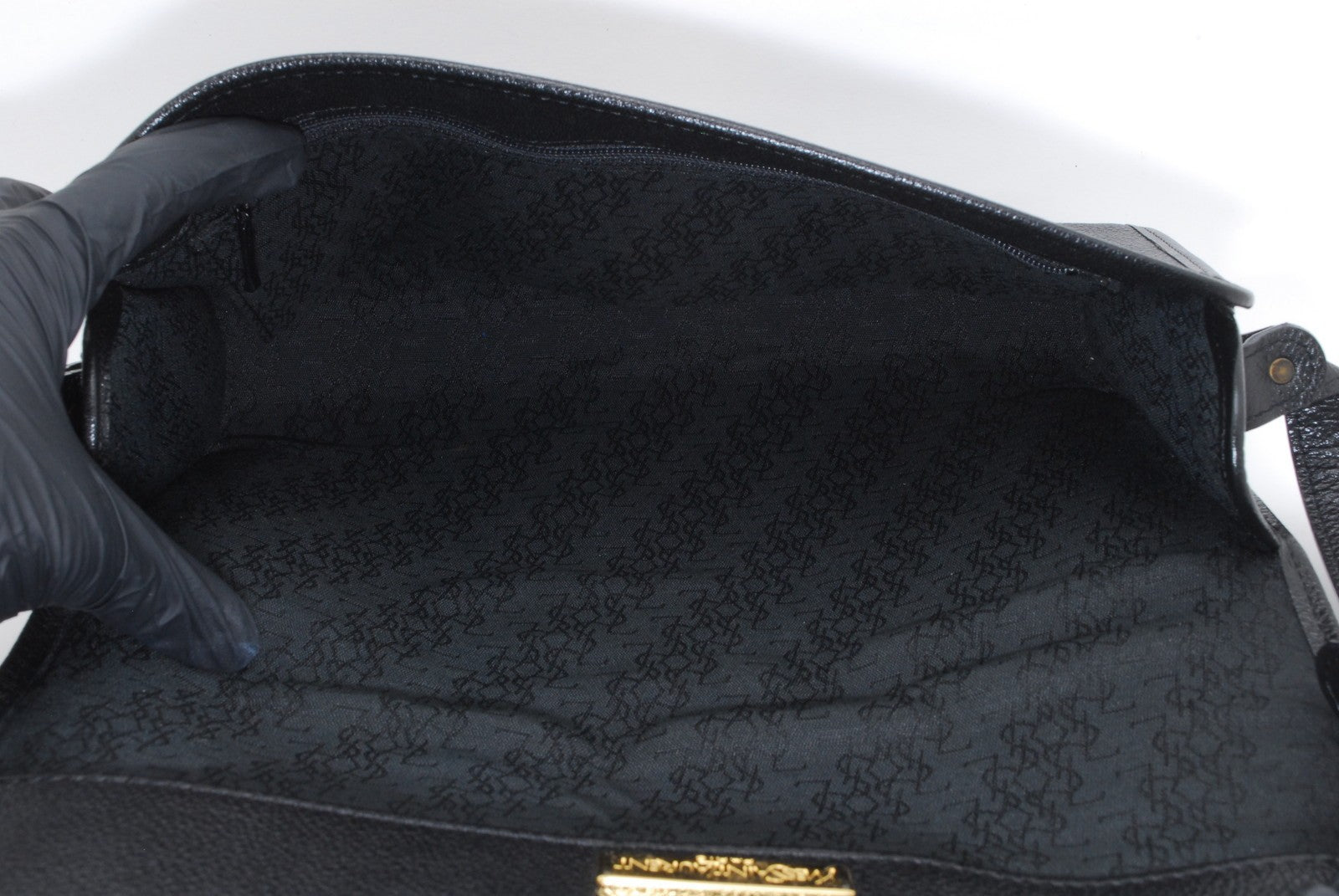 Saint Laurent Yves Saint Lauren Shoulder Bag - Black, Leather