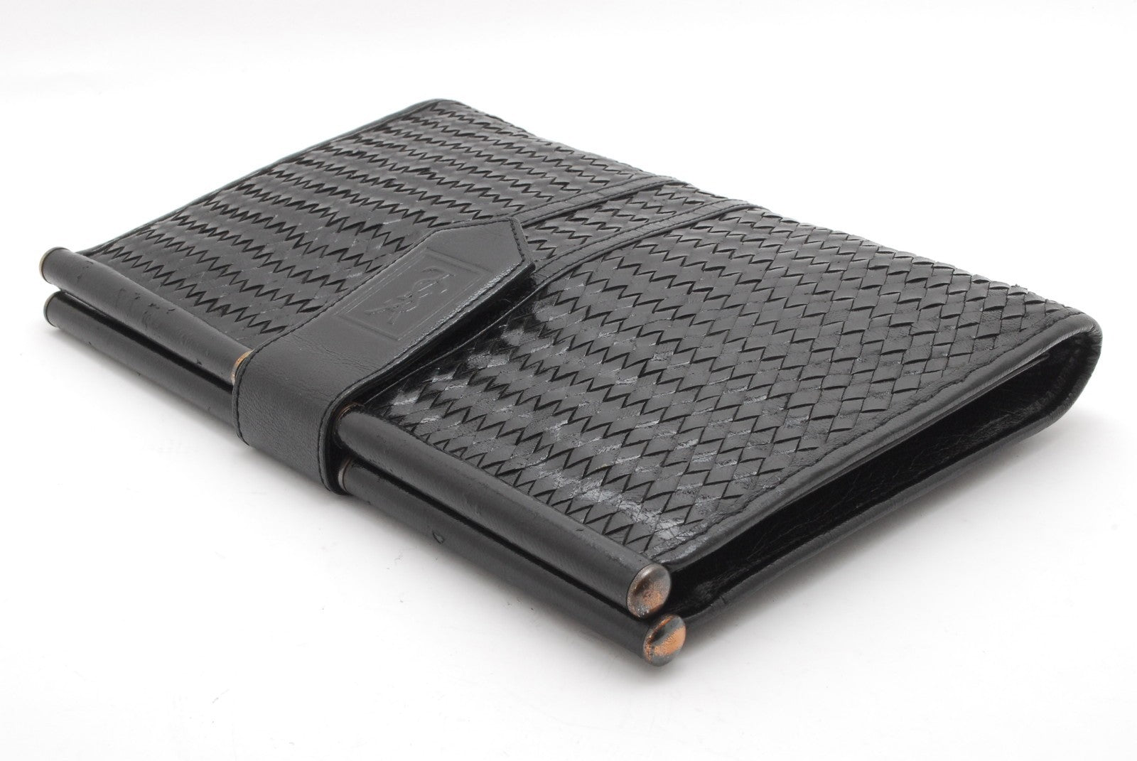Saint Laurent Yves Clutch Bag - Black, Leather