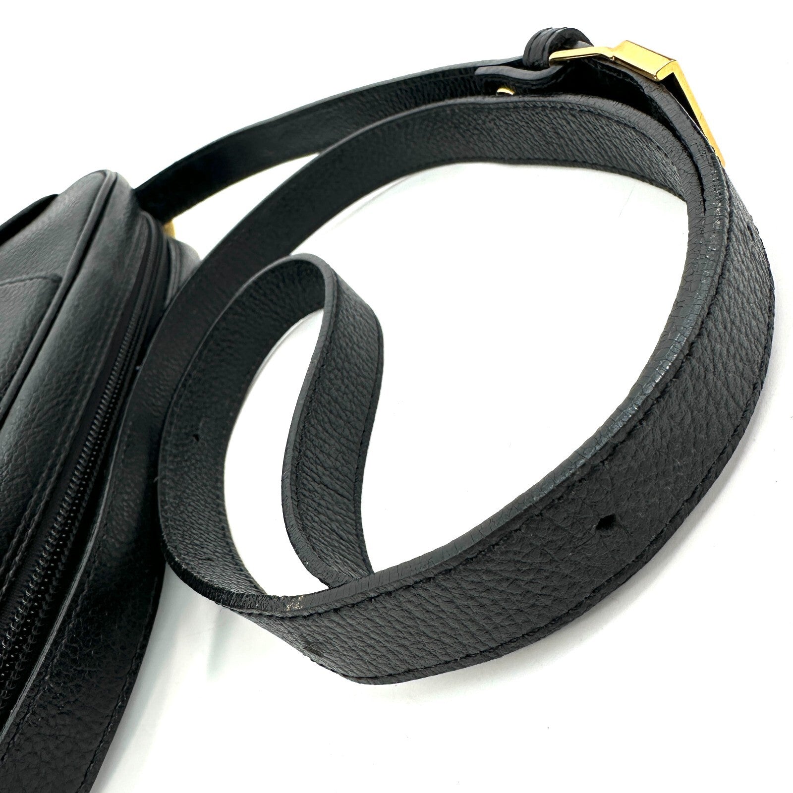 Saint Laurent YSL Shoulder Bag - Black, Leather
