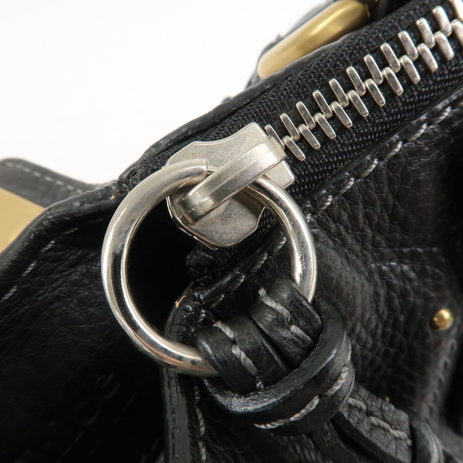 Chloe Paddington Hand Bag - Black, Leather