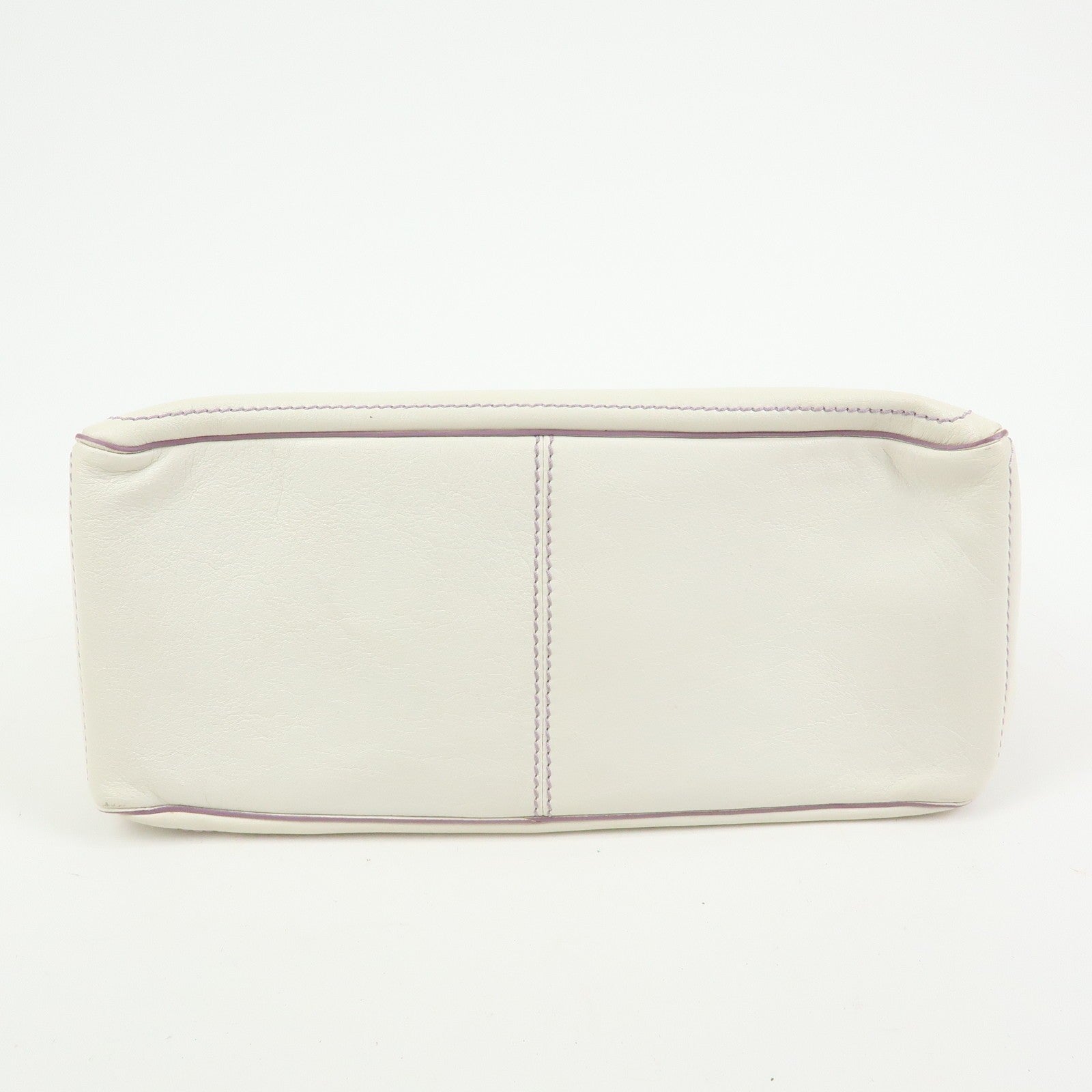 Celine Boogie Bag Handbag - White, Purple, Leather