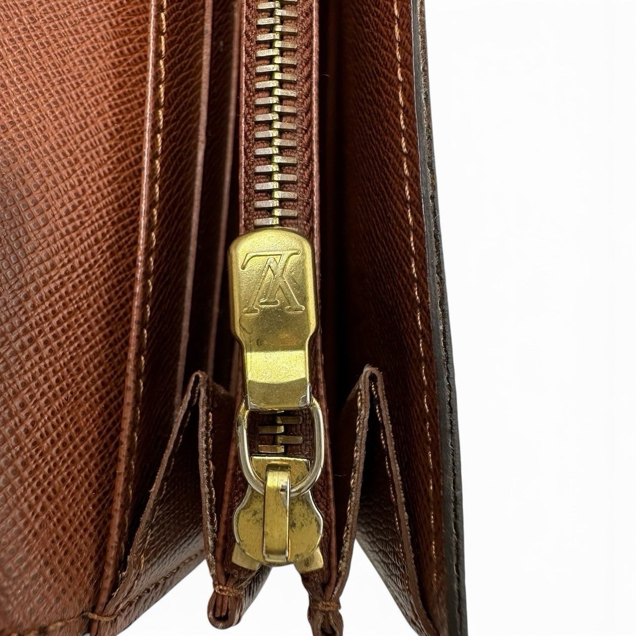 Louis Vuitton Portefeuille Sarah Long Wallet - Brown, Leather