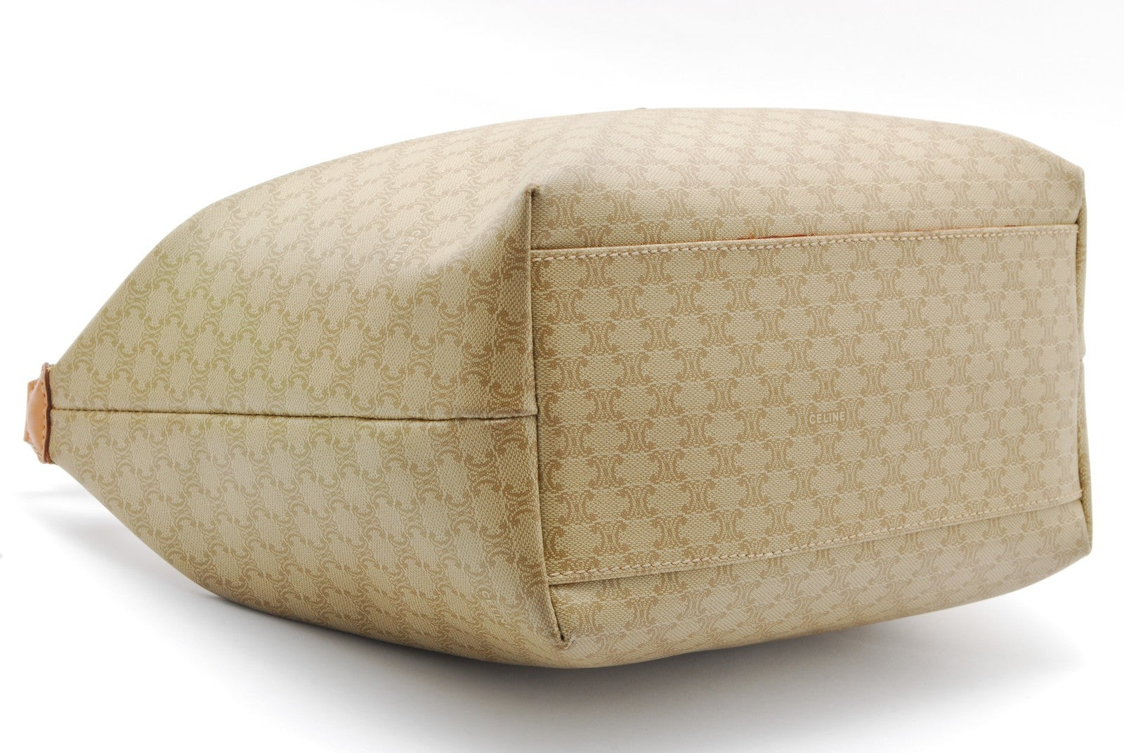 Celine Macadam Handbag - Beige, PVC