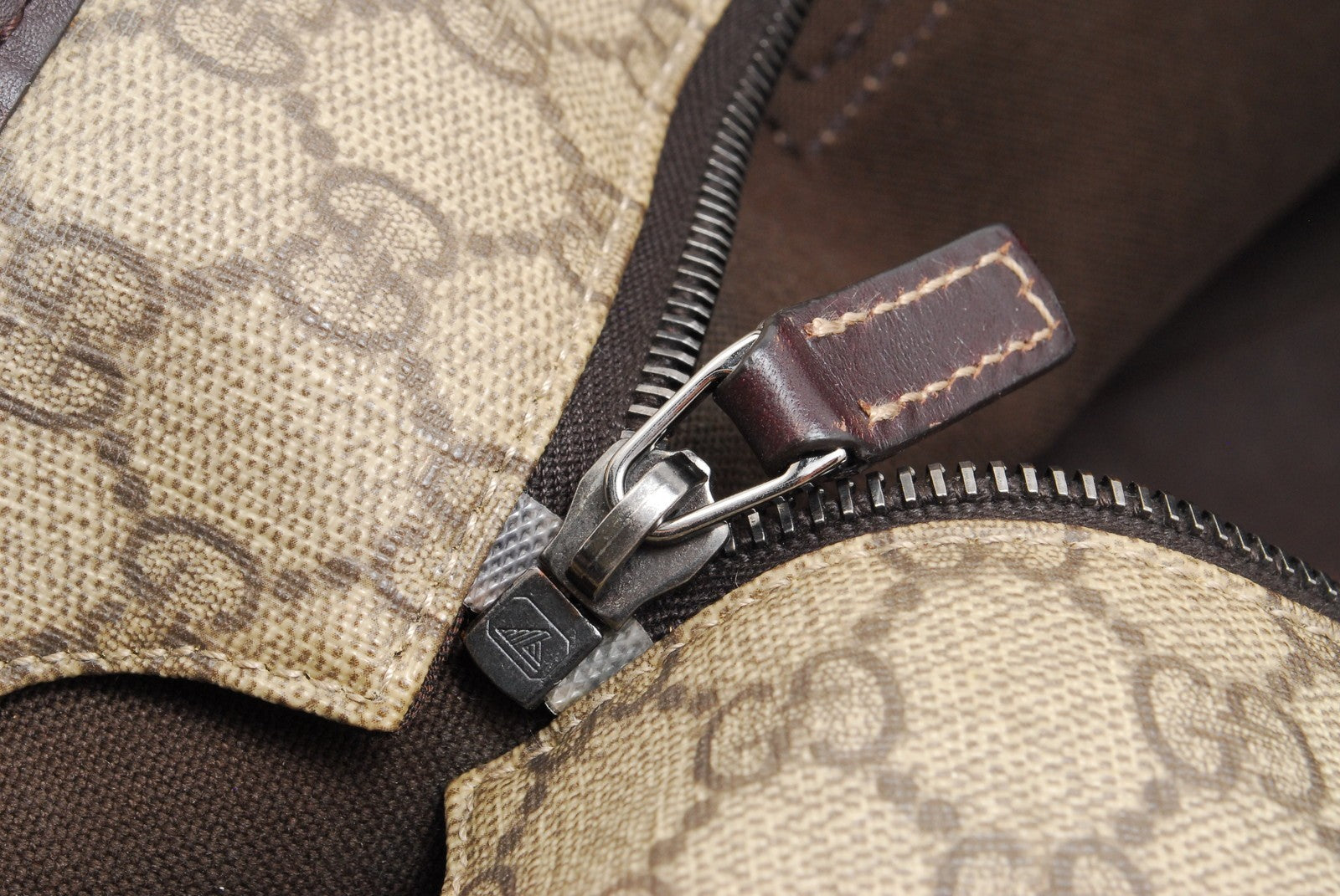 Gucci GG Tote Bag - Beige Brown, PVC Leather