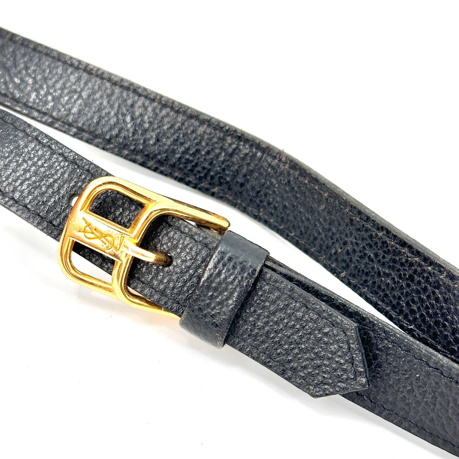 Saint Laurent Yves Shoulder Bag - Black, Leather