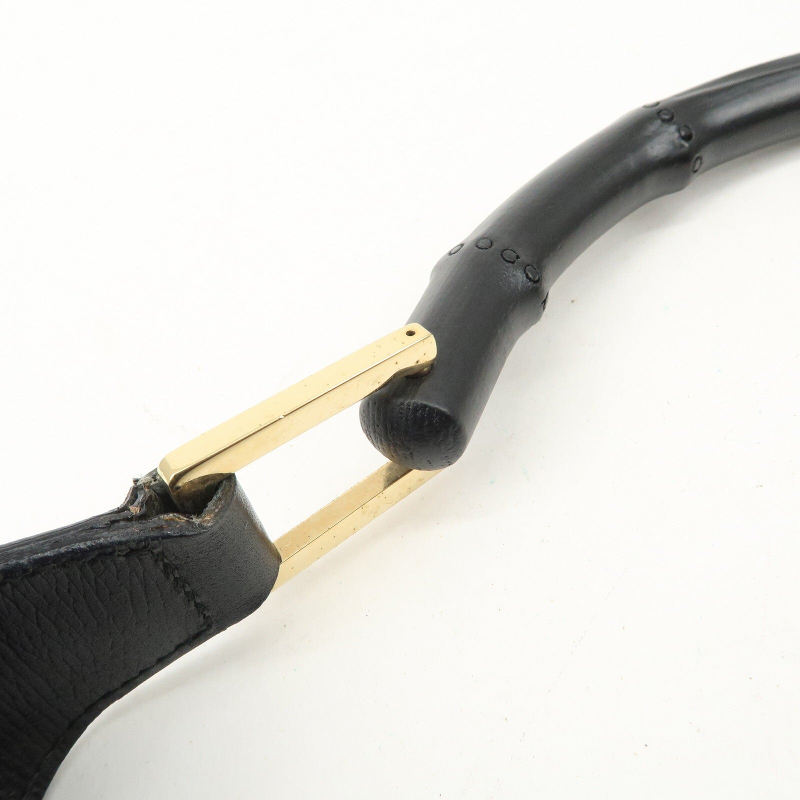 Gucci Bamboo Shoulder Bag - Black, Leather