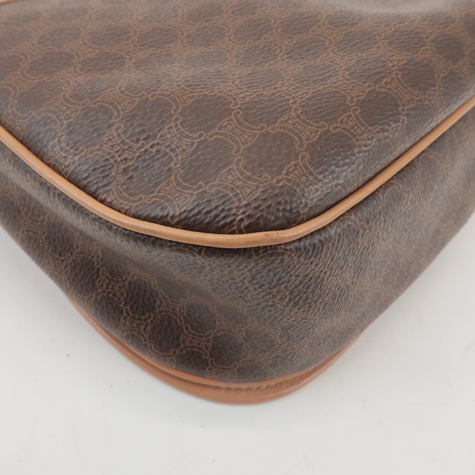 Celine Macadam Shoulder Bag - Brown, PVC Leather