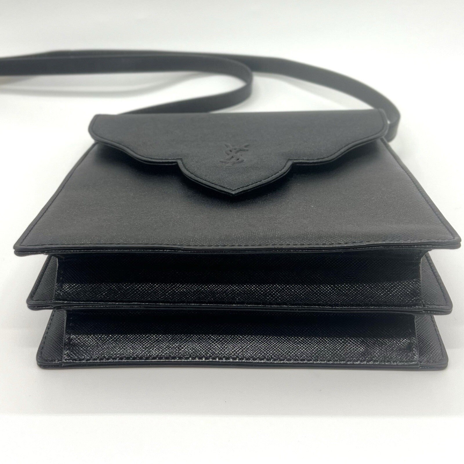 Saint Laurent YSL Shoulder Bag - Black, Leather