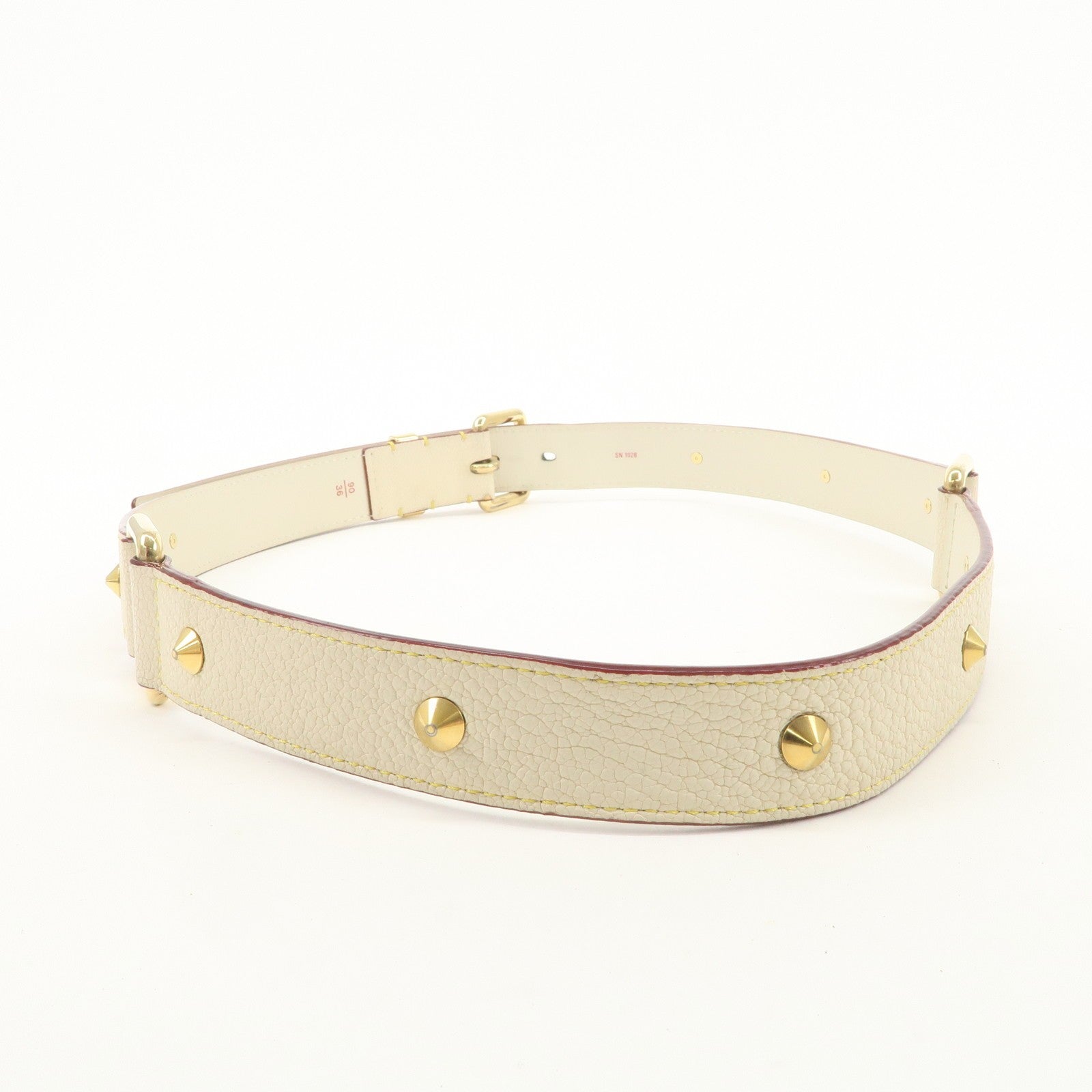 Louis Vuitton Ceinture Suhari Belt - Blanc, Leather