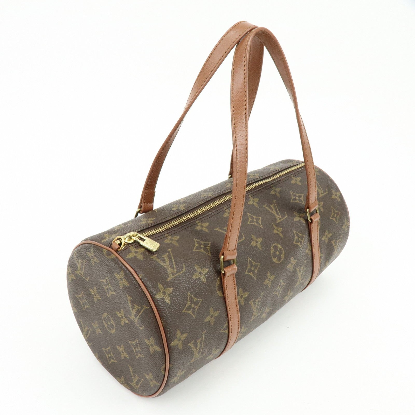 Louis Vuitton Monogram Papillon 30 Hand Bag - Brown, Monogram Canvas, Nume Leather
