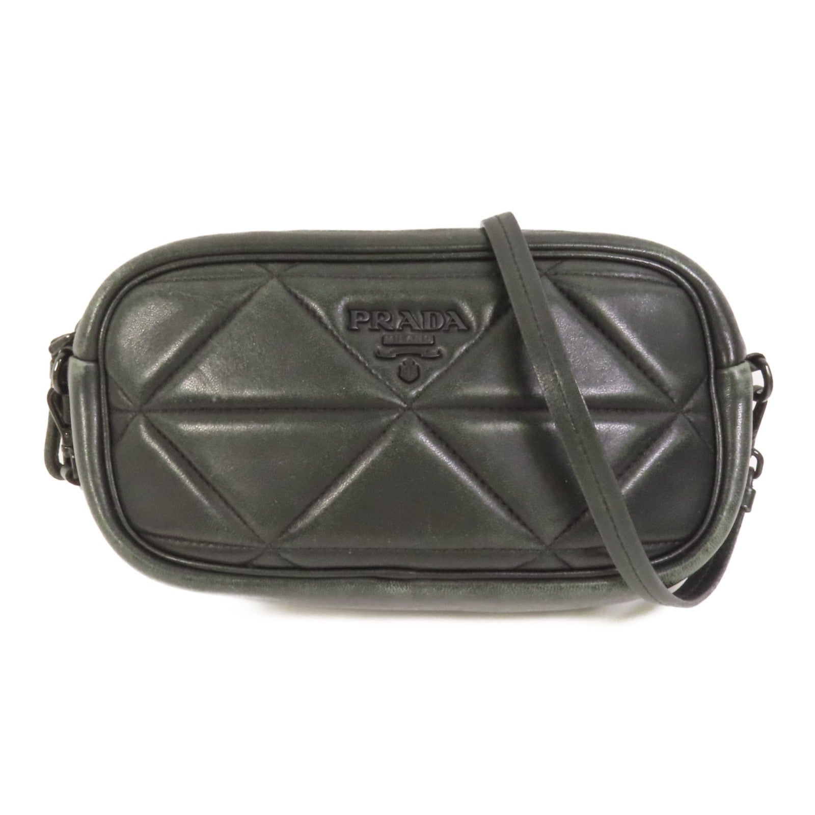 Prada Shoulder Bag - Green, Leather