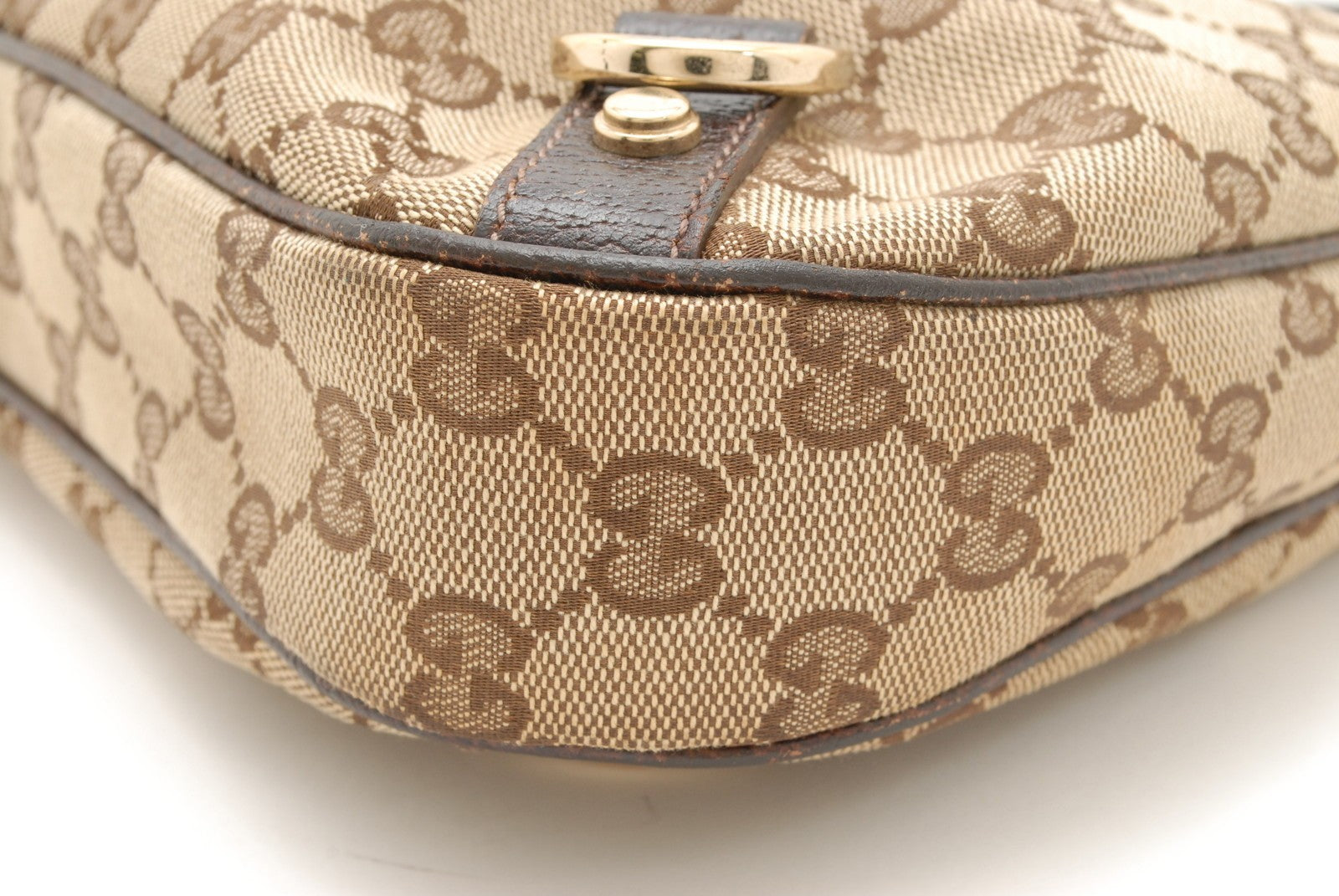 Gucci Abbey D-Ring Hobo Shoulder Bag - Brown, Leather