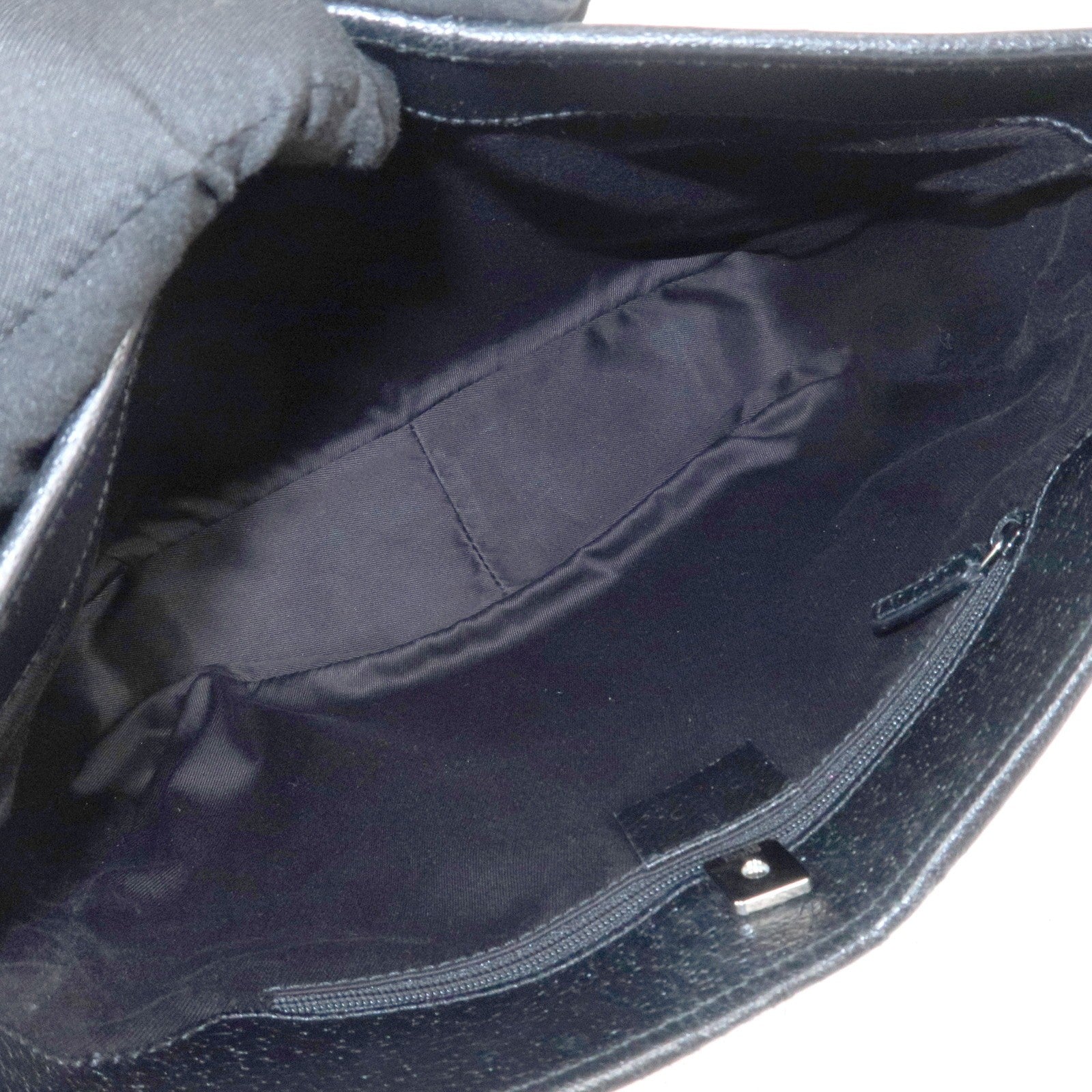 Gucci 113012 Shoulder Bag - Black, GG Canvas, Leather