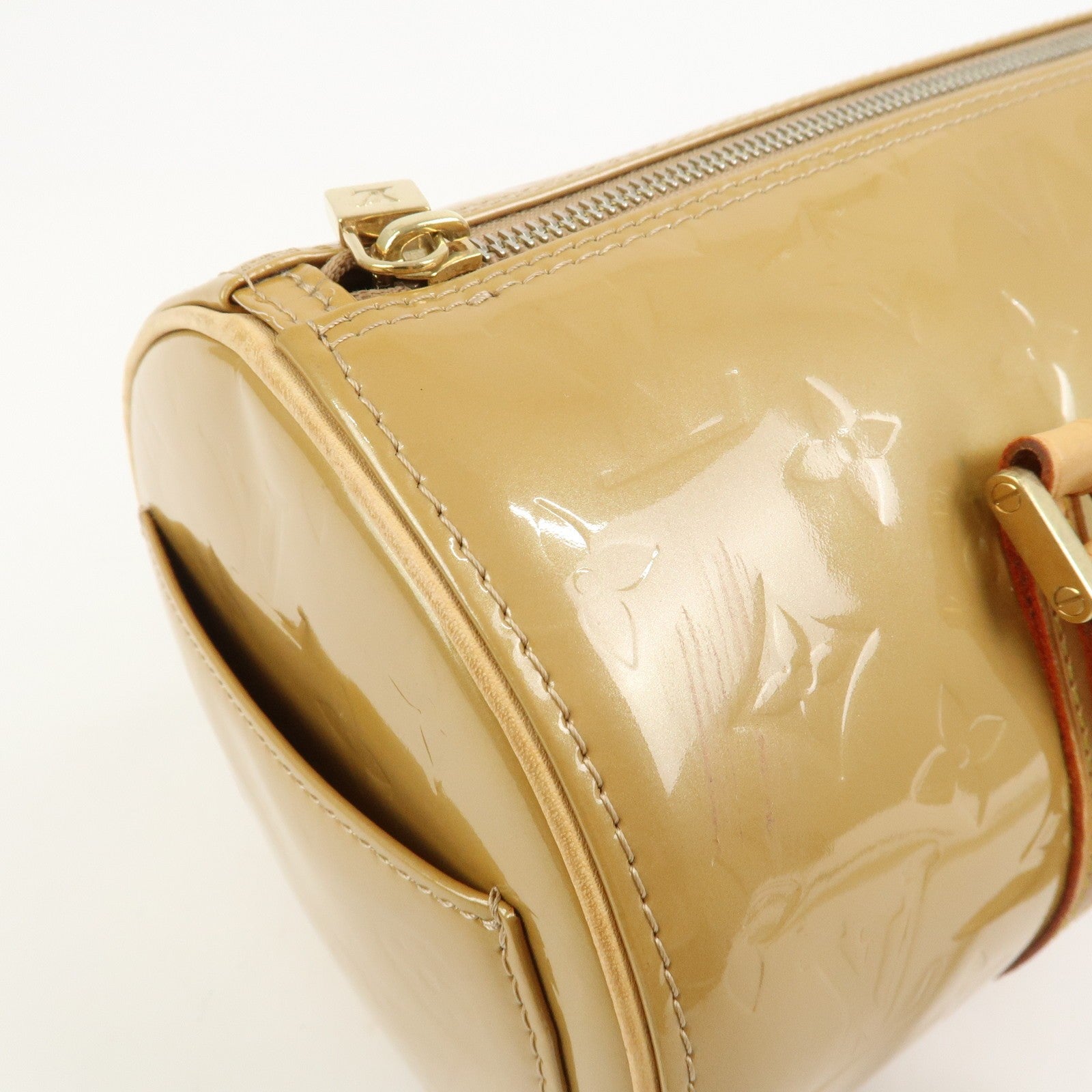 Louis Vuitton Monogram Vernis Bedford Handbag - Beige, Vernis Leather