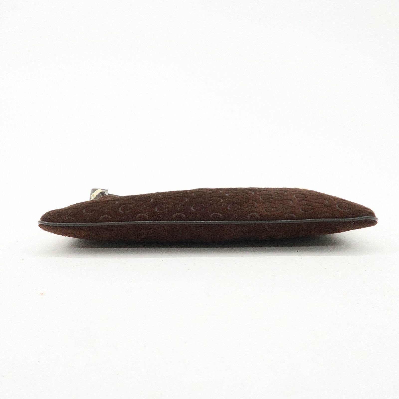 Celine C Macadam Shoulder Bag - Brown, Suede Leather