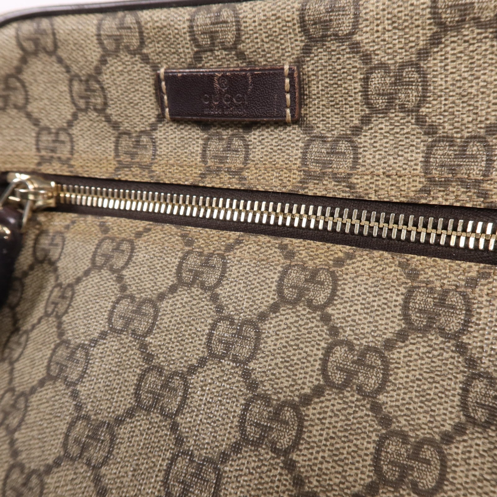 Gucci GG GHW Shoulder Bag - Brown, Coated Canvas