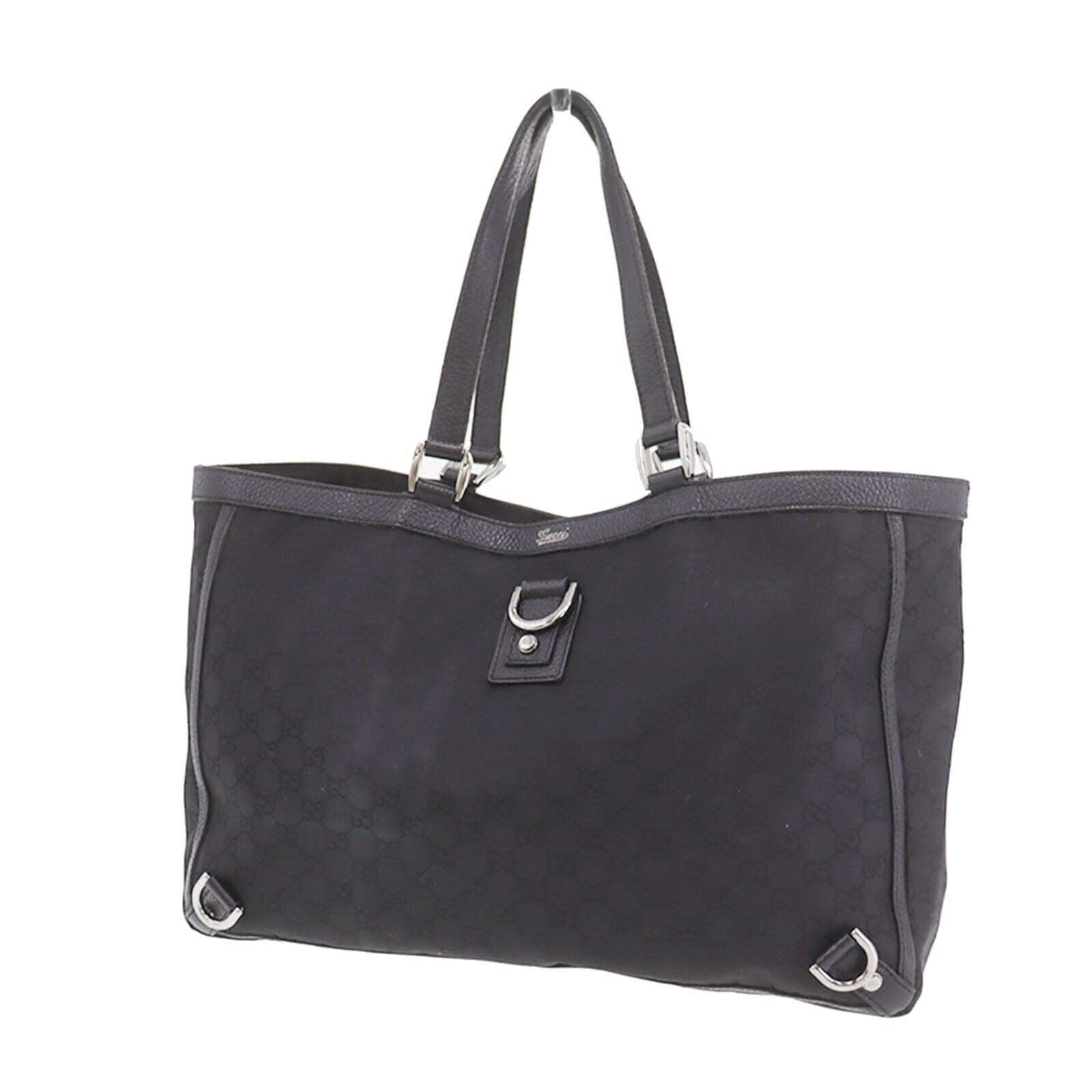 Gucci Abbey Shoulder Tote Bag - Black, Canvas