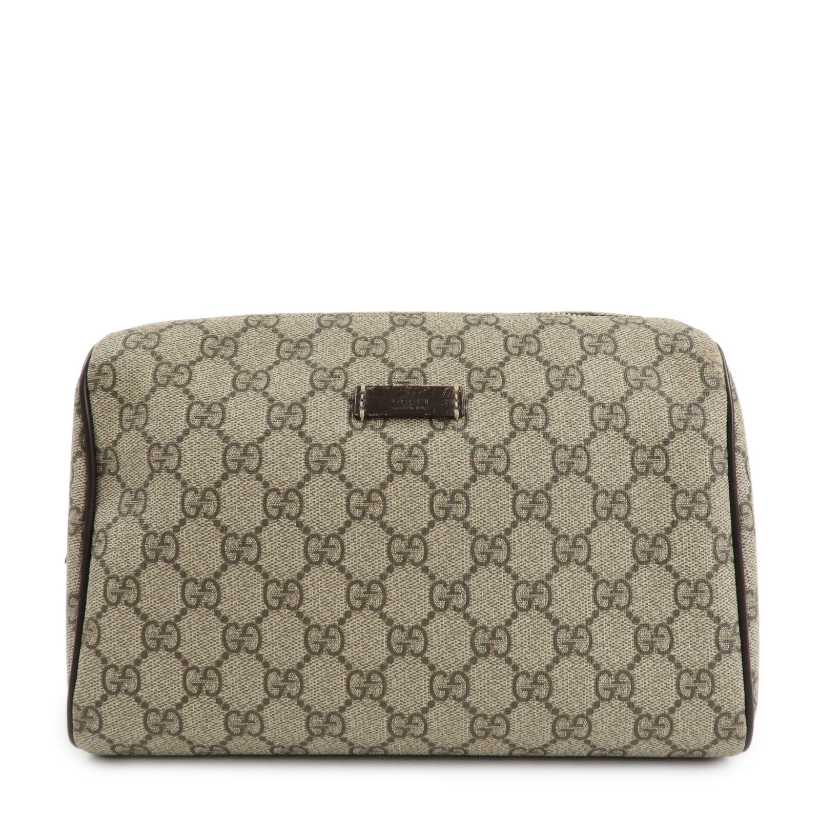 GUCCI Clutch Bag - Beige, GG Supreme