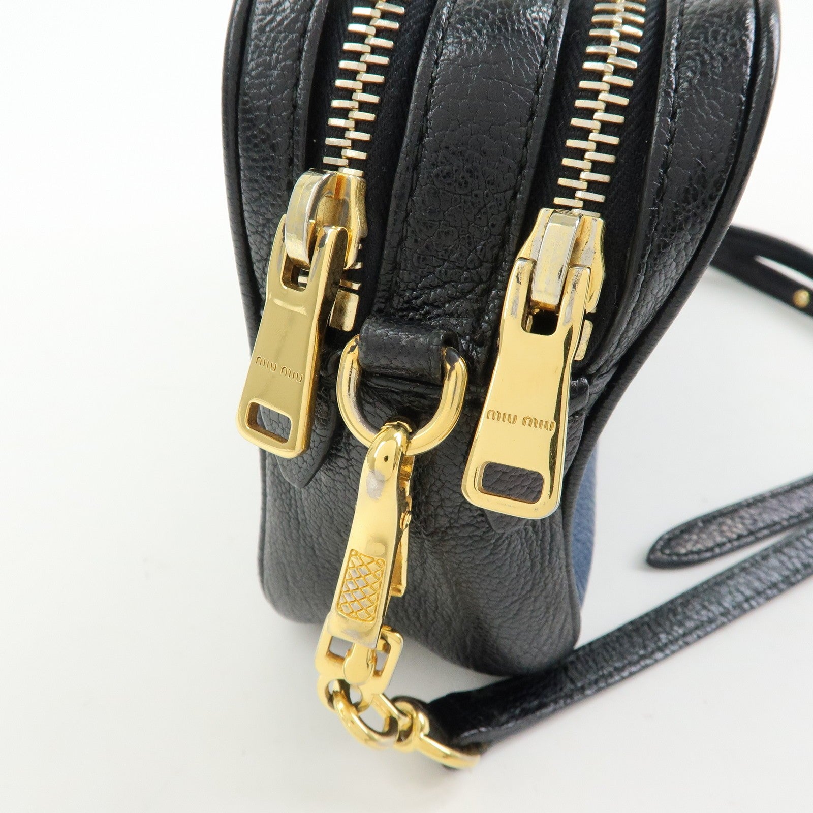 Miu Miu Shoulder Bag - Blue, Leather