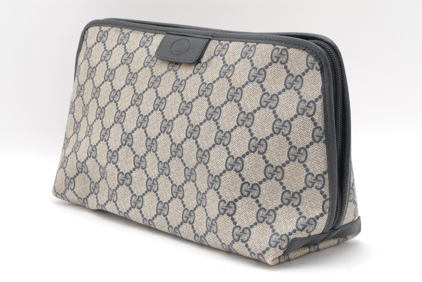 Gucci GG Canvas Pouch Cosmetic Bag - Beige, Canvas