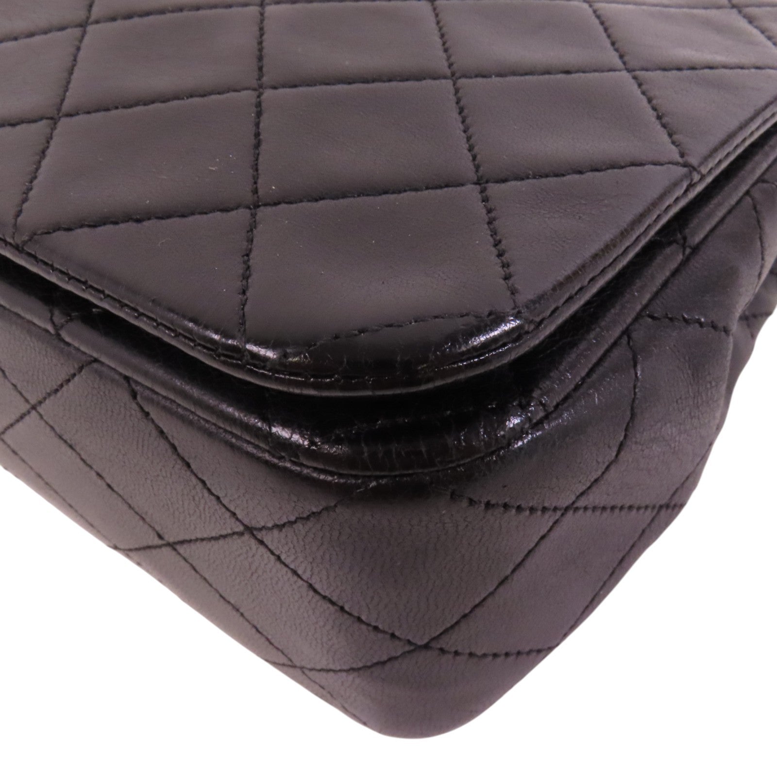 CHANEL CC GHW Shoulder Bag - Black, Lambskin