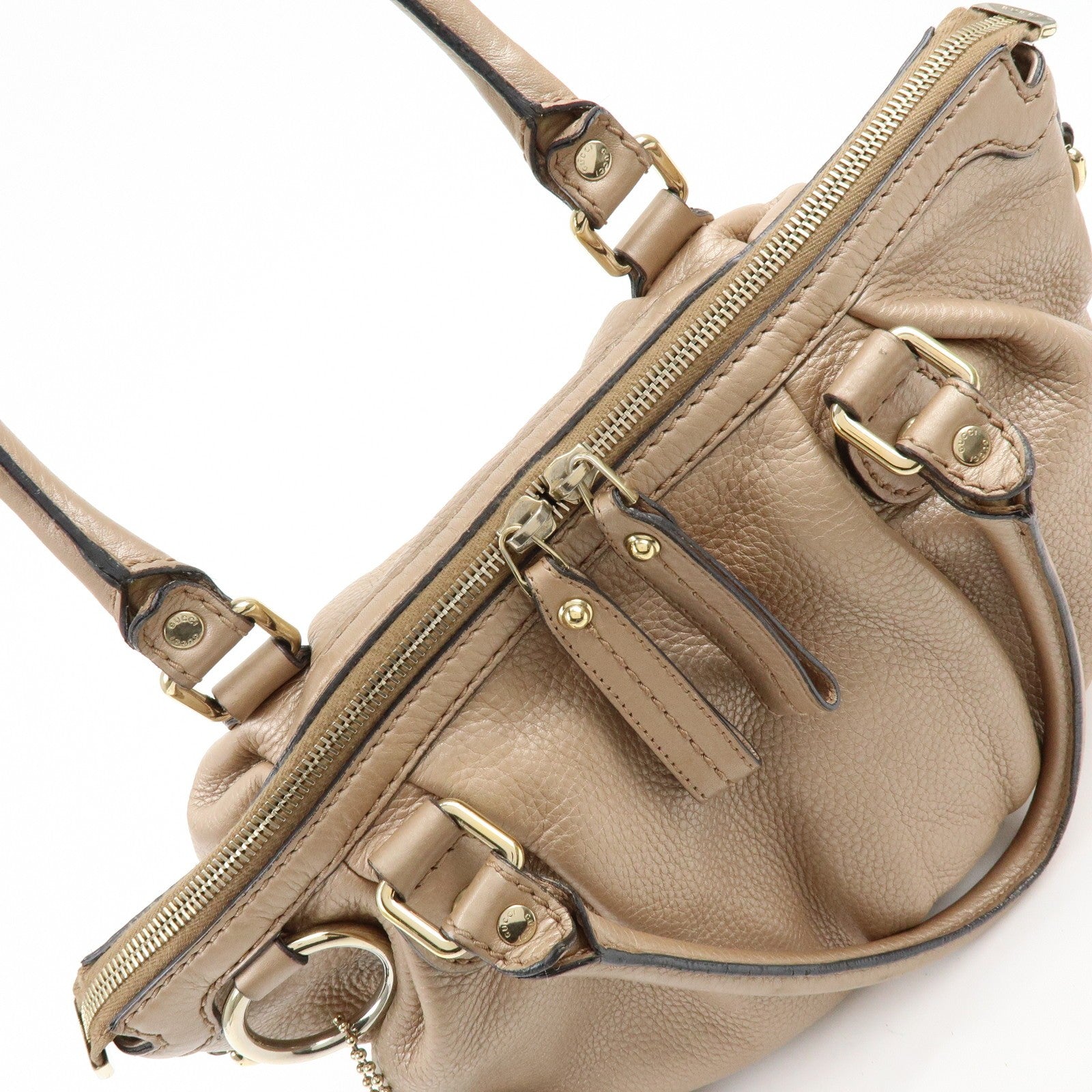 Gucci 2Way Bag - Champagne Gold, Leather