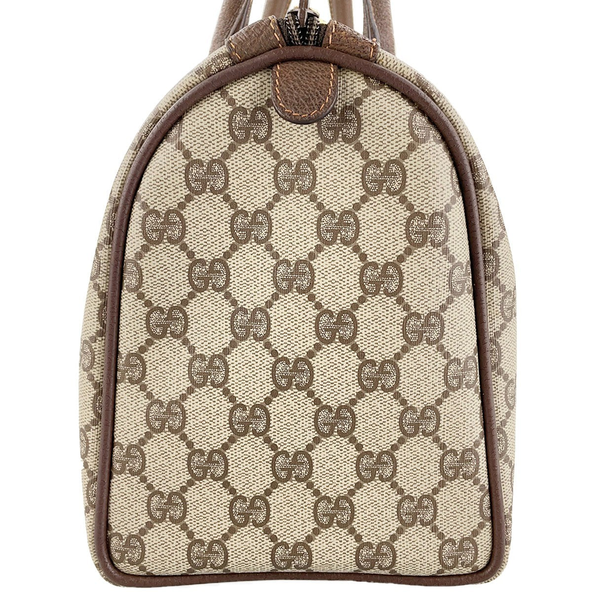Gucci Old Gucci Sherry Line Handbag - Beige Brown, PVC Leather