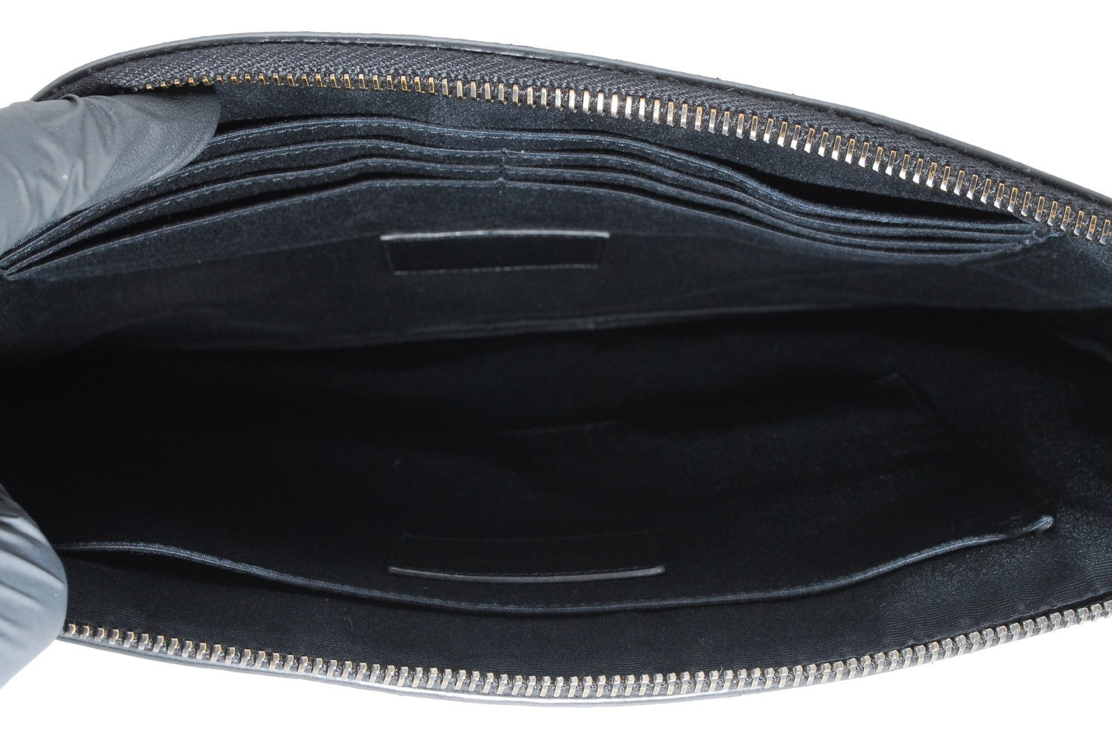 Saint Laurent Clutch Pouch Bag - Black, Leather