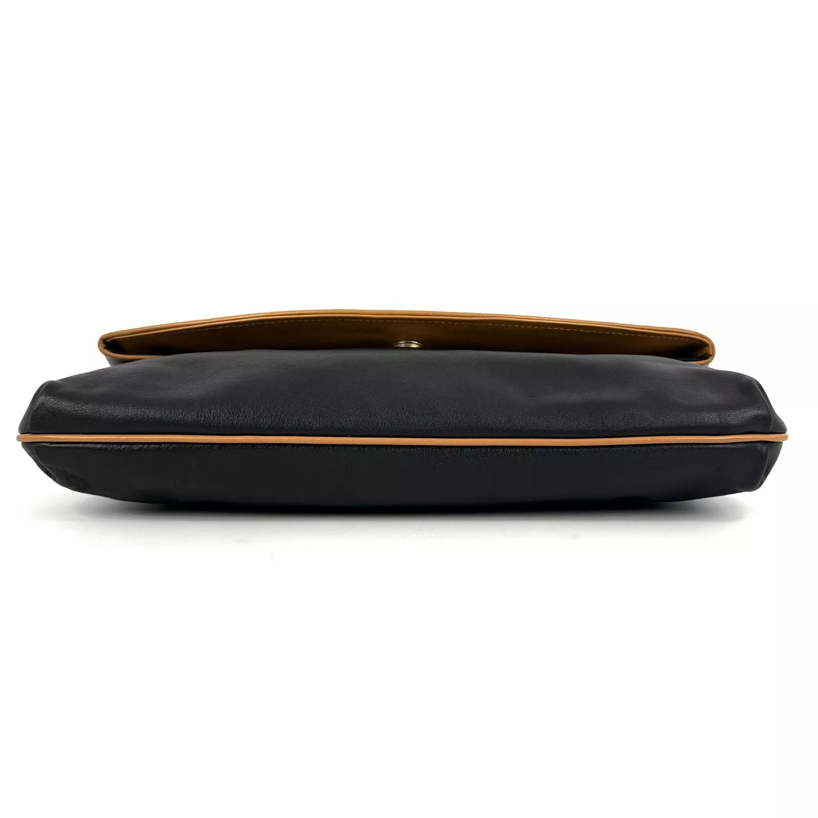 CELINE Triomphe Clutch - Black, Leather