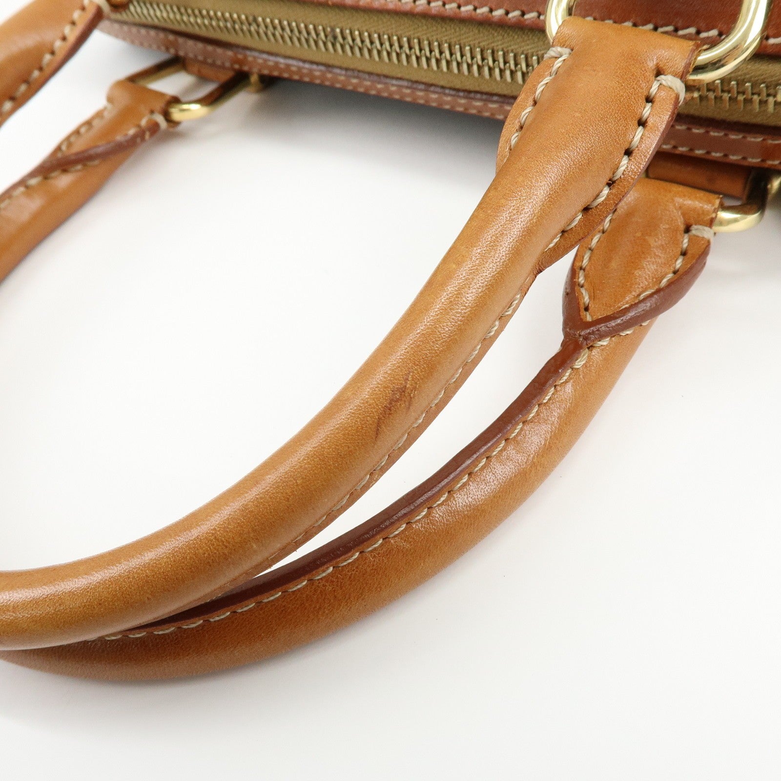 Celine Macadam Logo 2Way Boston Hand Bag - Brown, PVC Leather