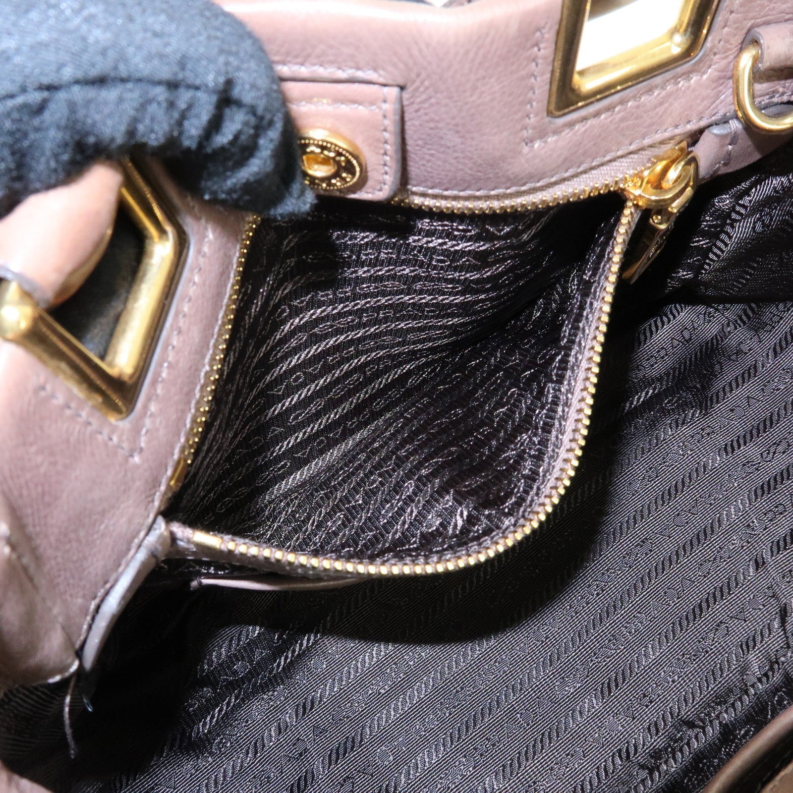 Prada 2Way Bag - Brown, Calf Leather