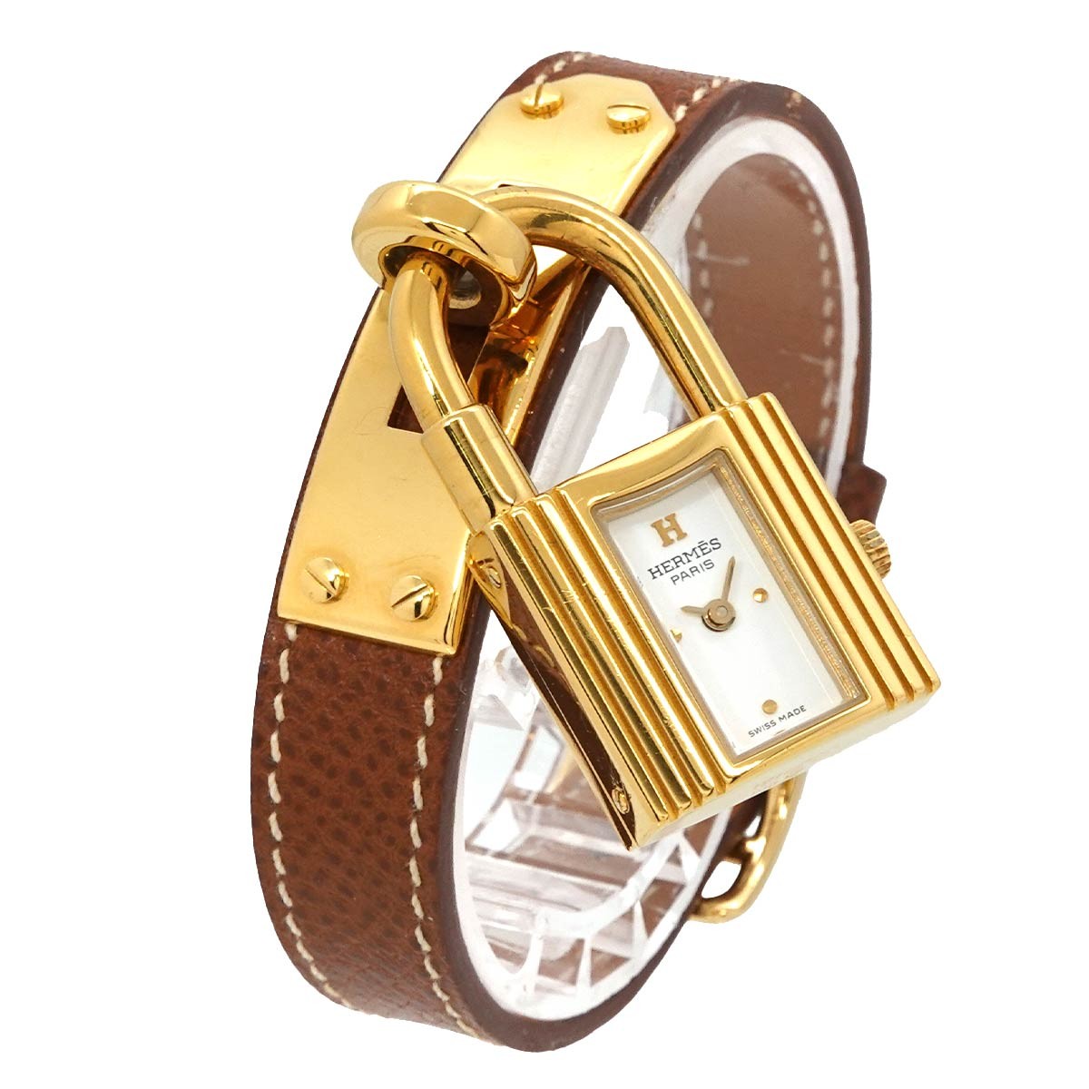 Hermès Kelly Wristwatch - White, Stainless Steel, Leather