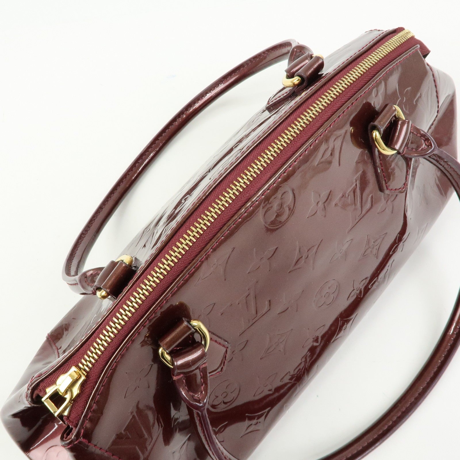 Louis Vuitton Boston Bag - Rouge Fauviste, Vernis Leather